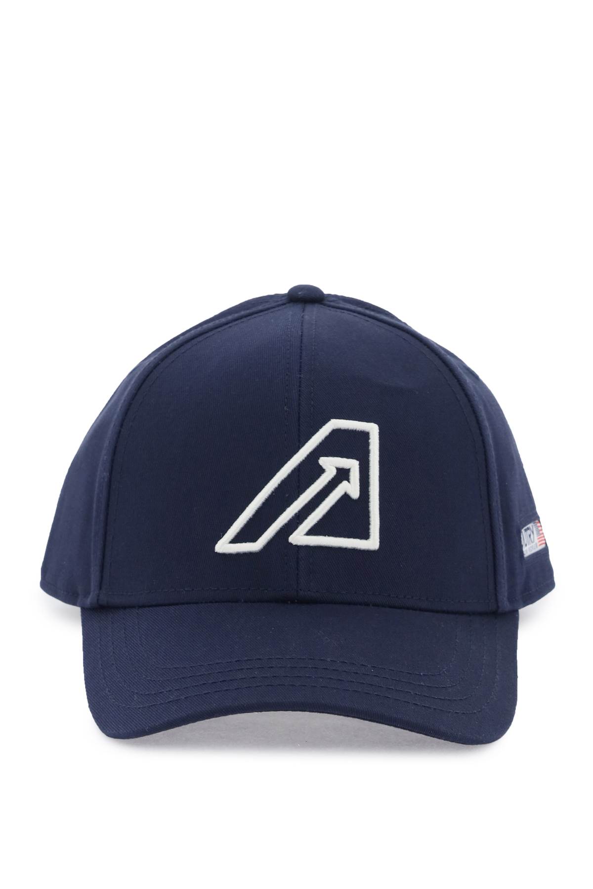 Shop Autry Baseball Cap With Embroidered Logo In Blue Patch (blue)