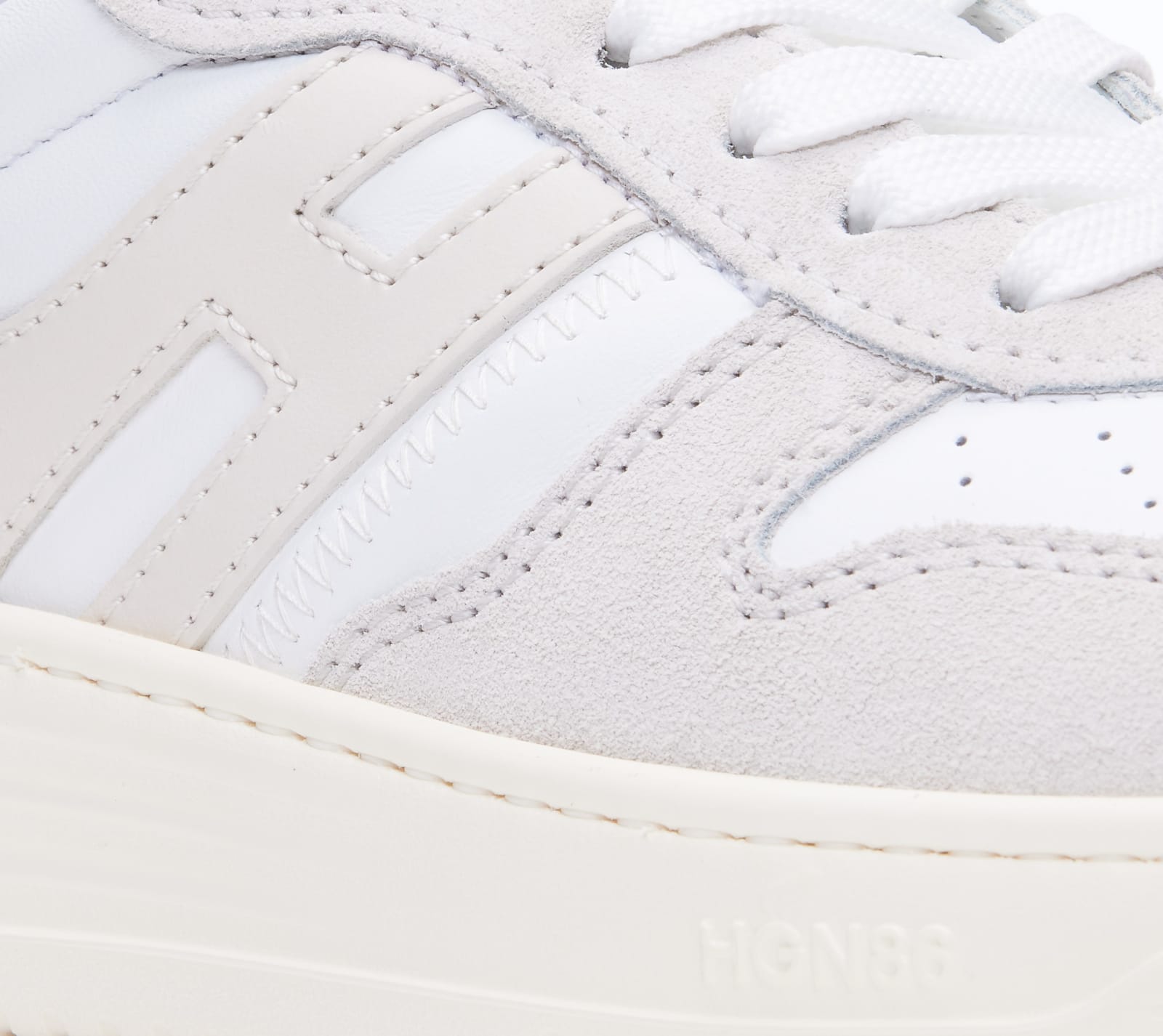 Shop Hogan H360 Sneakers In Bianco Marmo