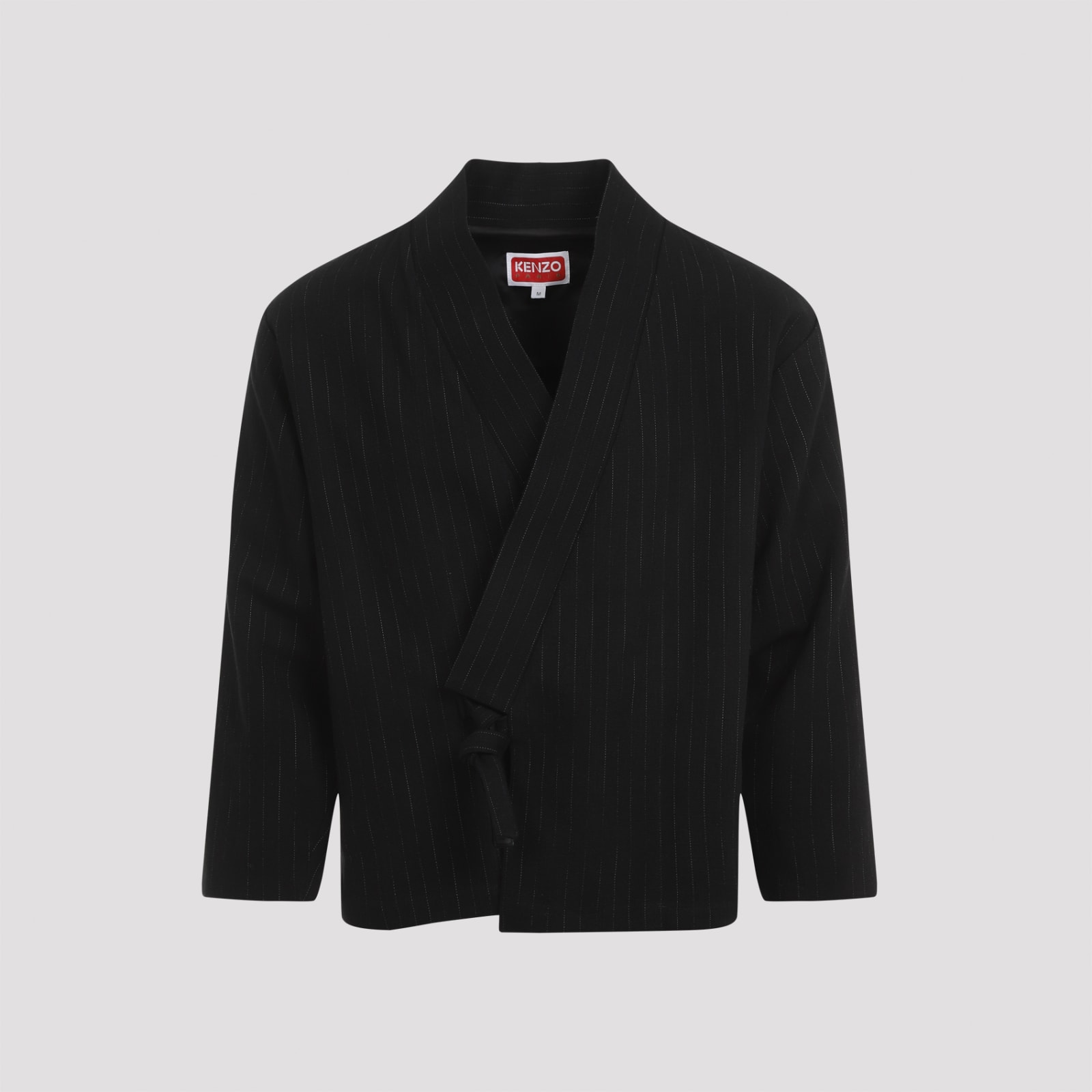 Shop Kenzo Kimono Jacket In Black