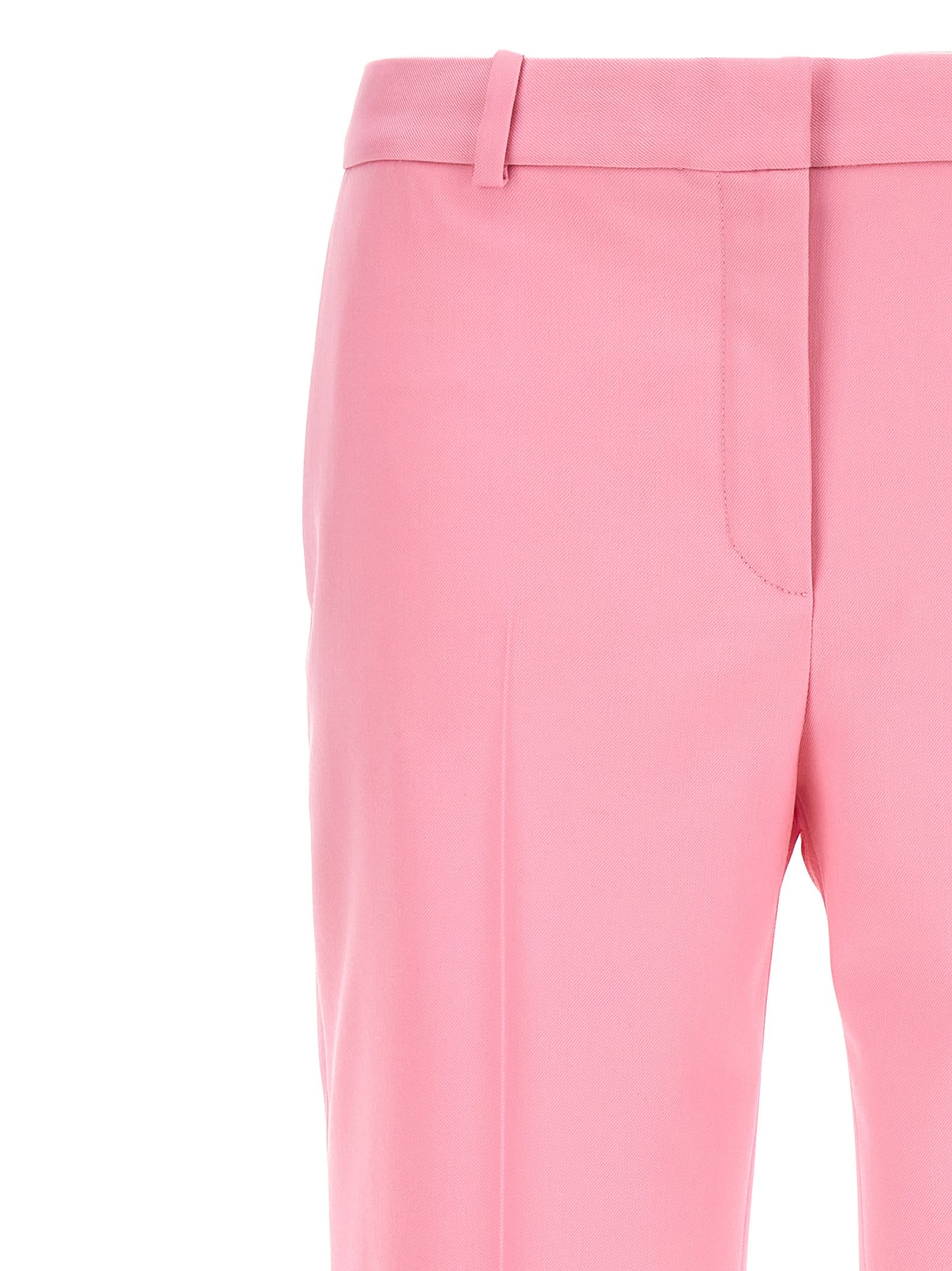 Shop Versace Classic Pants In Rosa