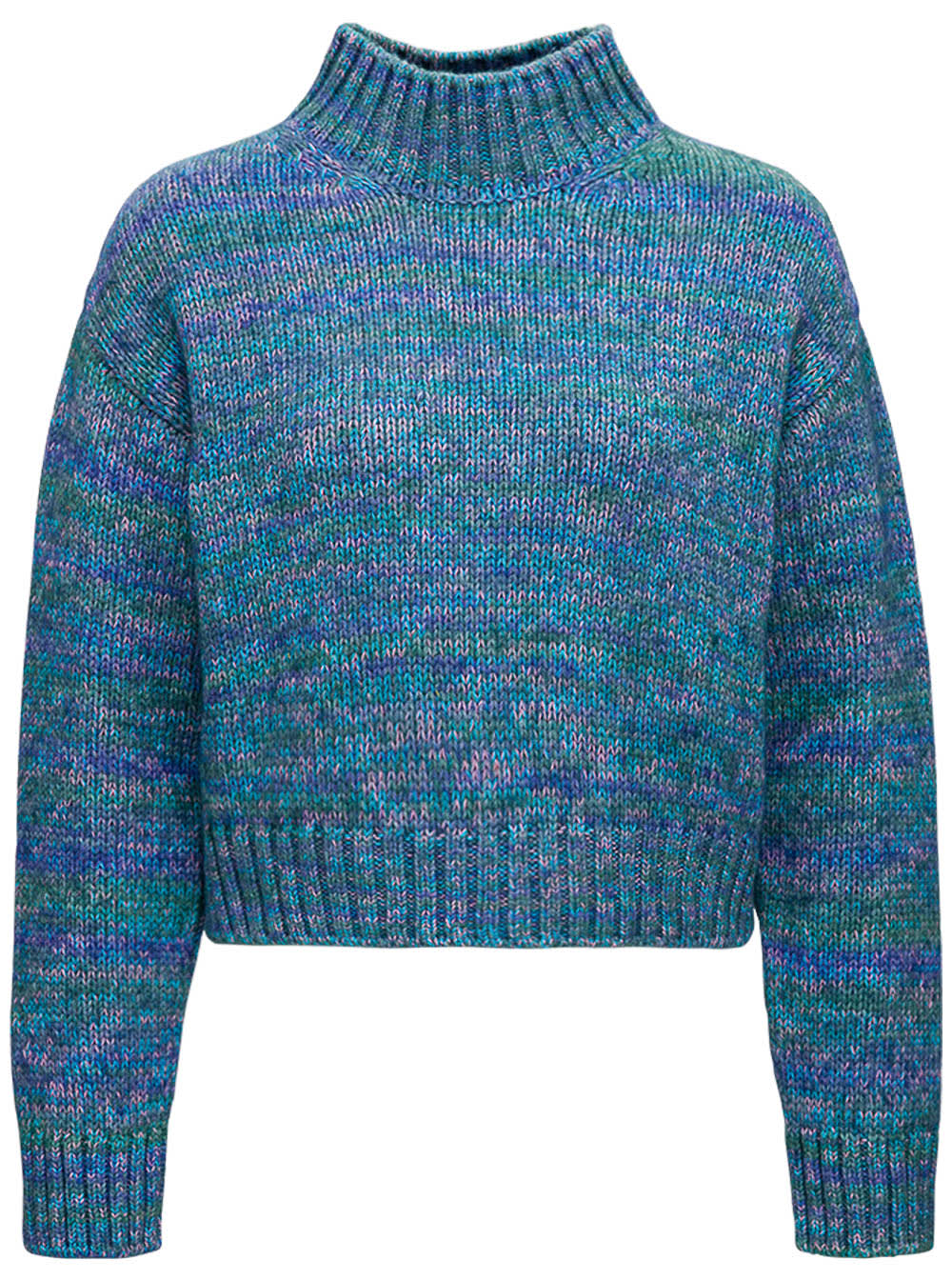 M Missoni Blue Cotton Blend Sweater