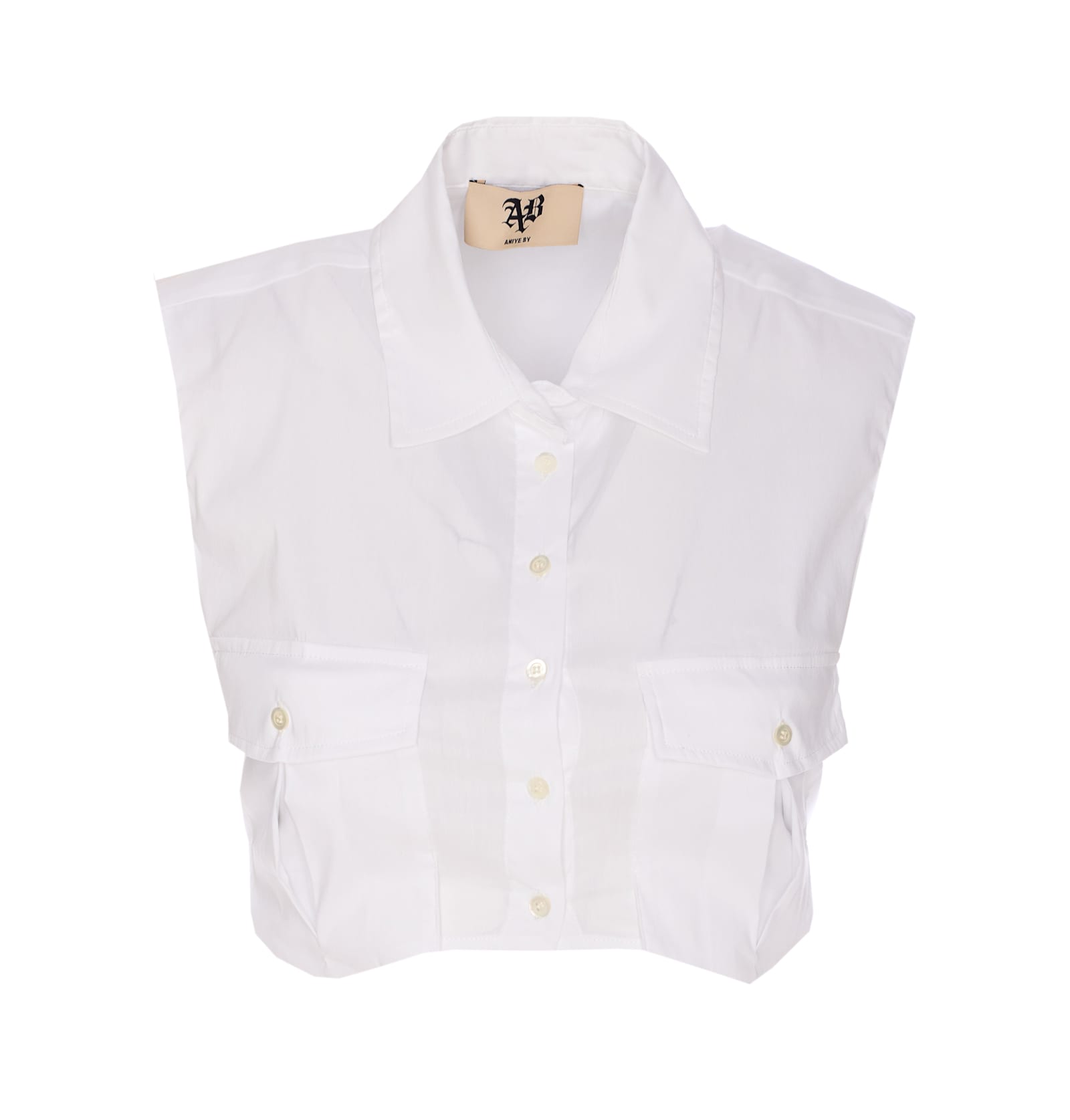 Aniye By Alpha Crop Top In White