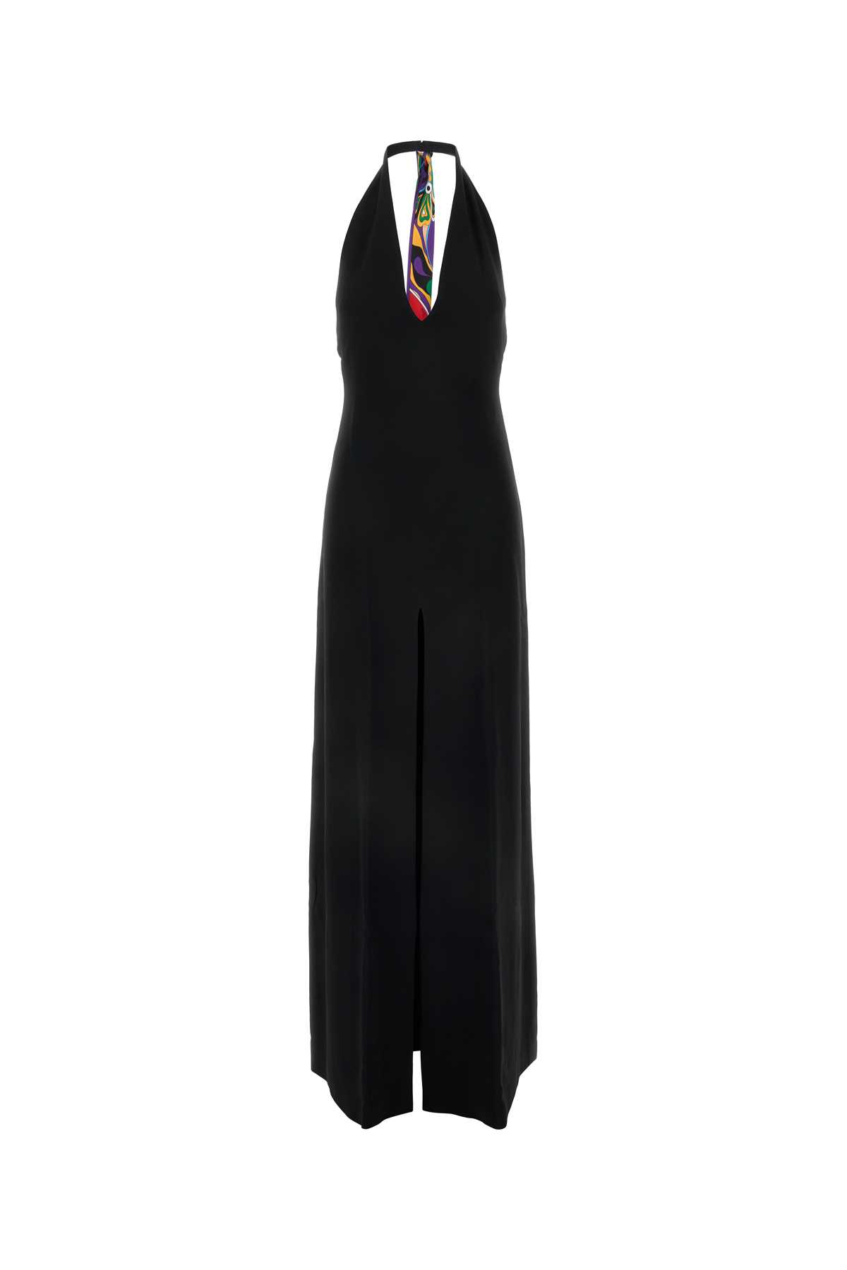 Pucci Black Stretch Viscose Blend Dress