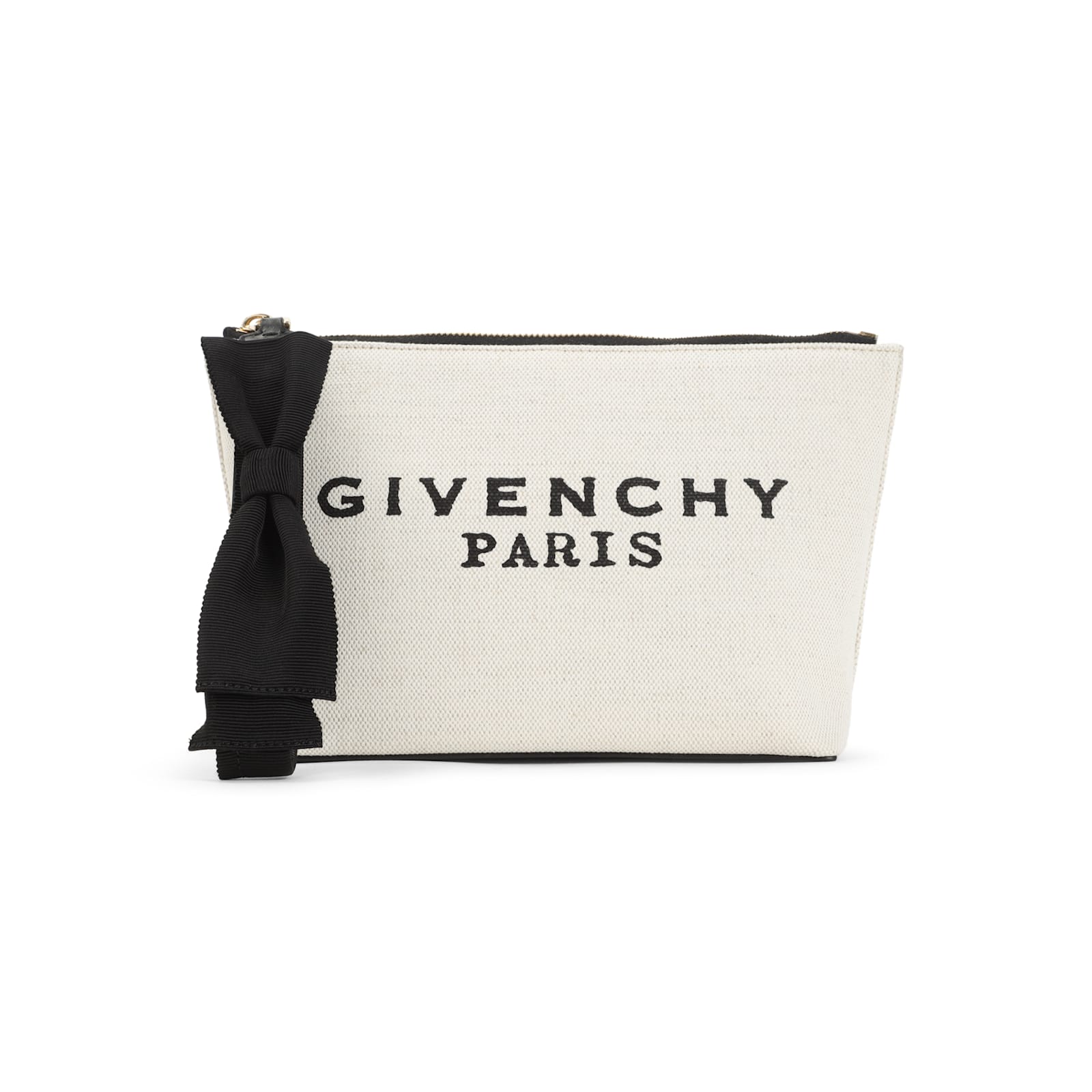 Givenchy Compact Logo Pouch Bow Detail In White