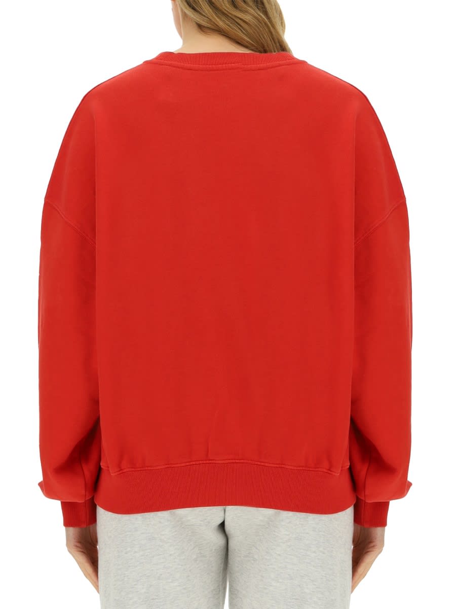 Shop Rotate Birger Christensen Sweatshirt With Logo In Red