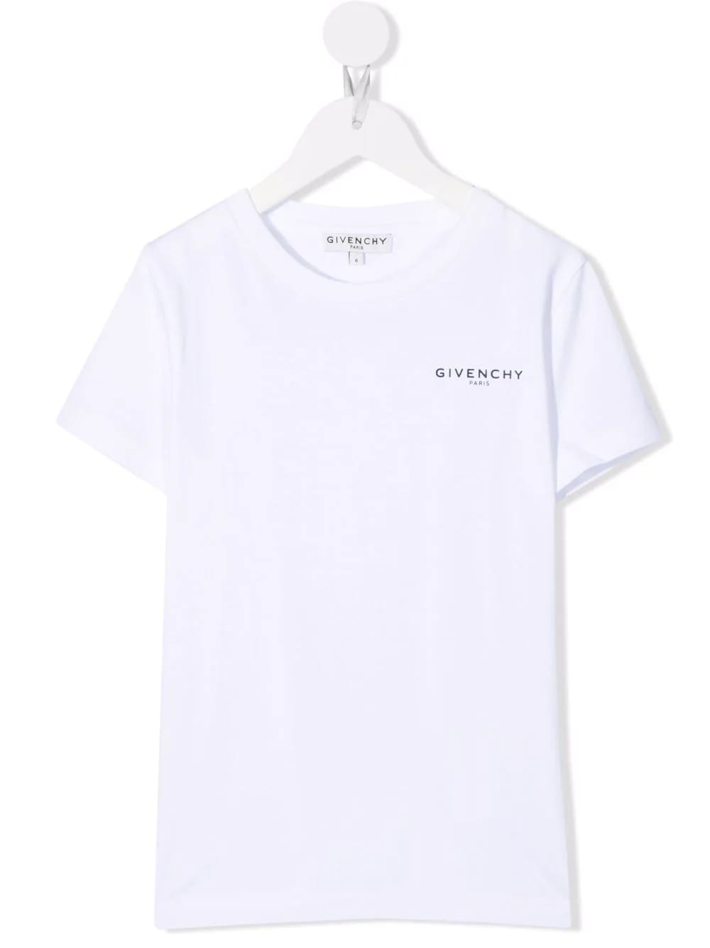 Givenchy White Kids T-shirt With Micro Logo On The Chest