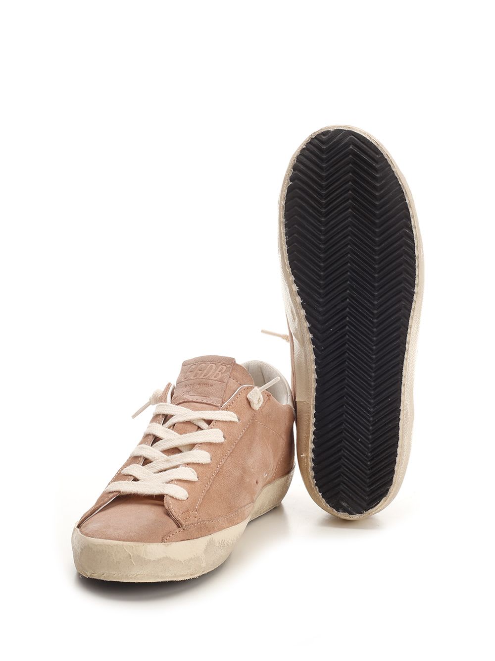 Shop Golden Goose Super-star Classic Sneakers In Pink/silver/white