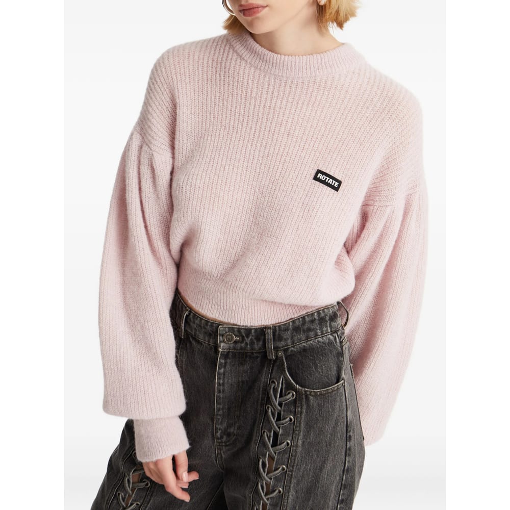 Rotate Birger Christensen Rotate Birgerchristensen Pants With Laces In Gray