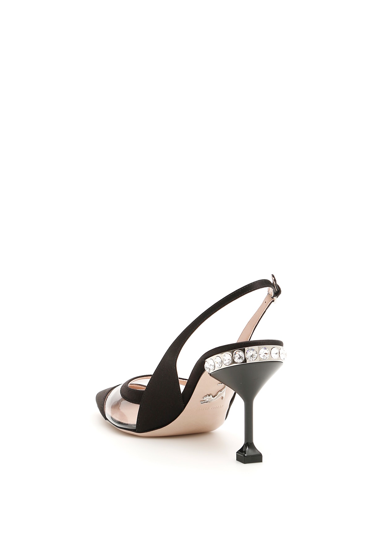 miu miu crystal slingback