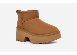 Shop Ugg W Classic Ultra Mini New Heights In Cammello