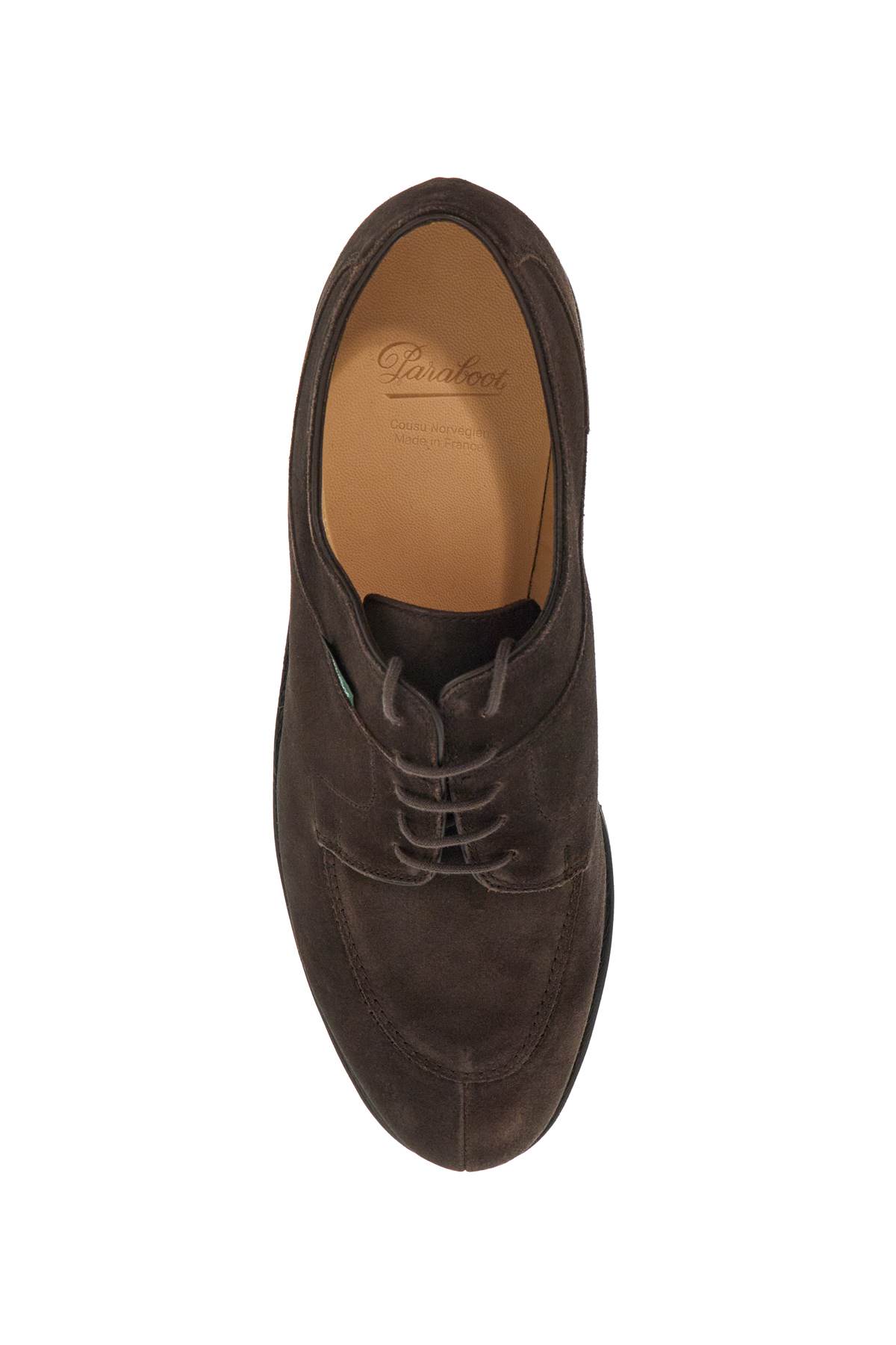 Shop Paraboot Lace-up Av In Marron Vel Congo (brown)