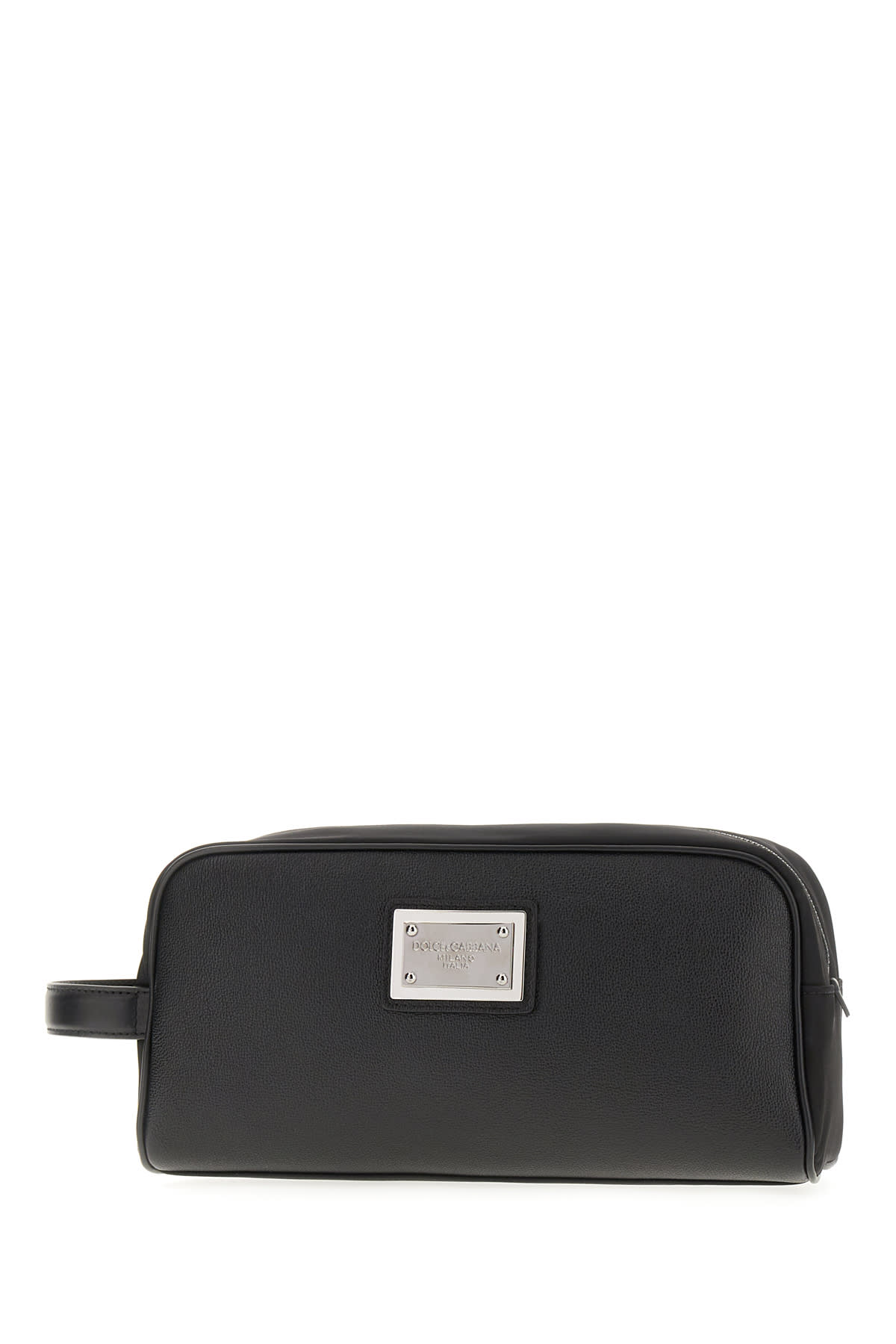 Shop Dolce & Gabbana Black Nylon Beauty Case In Nero