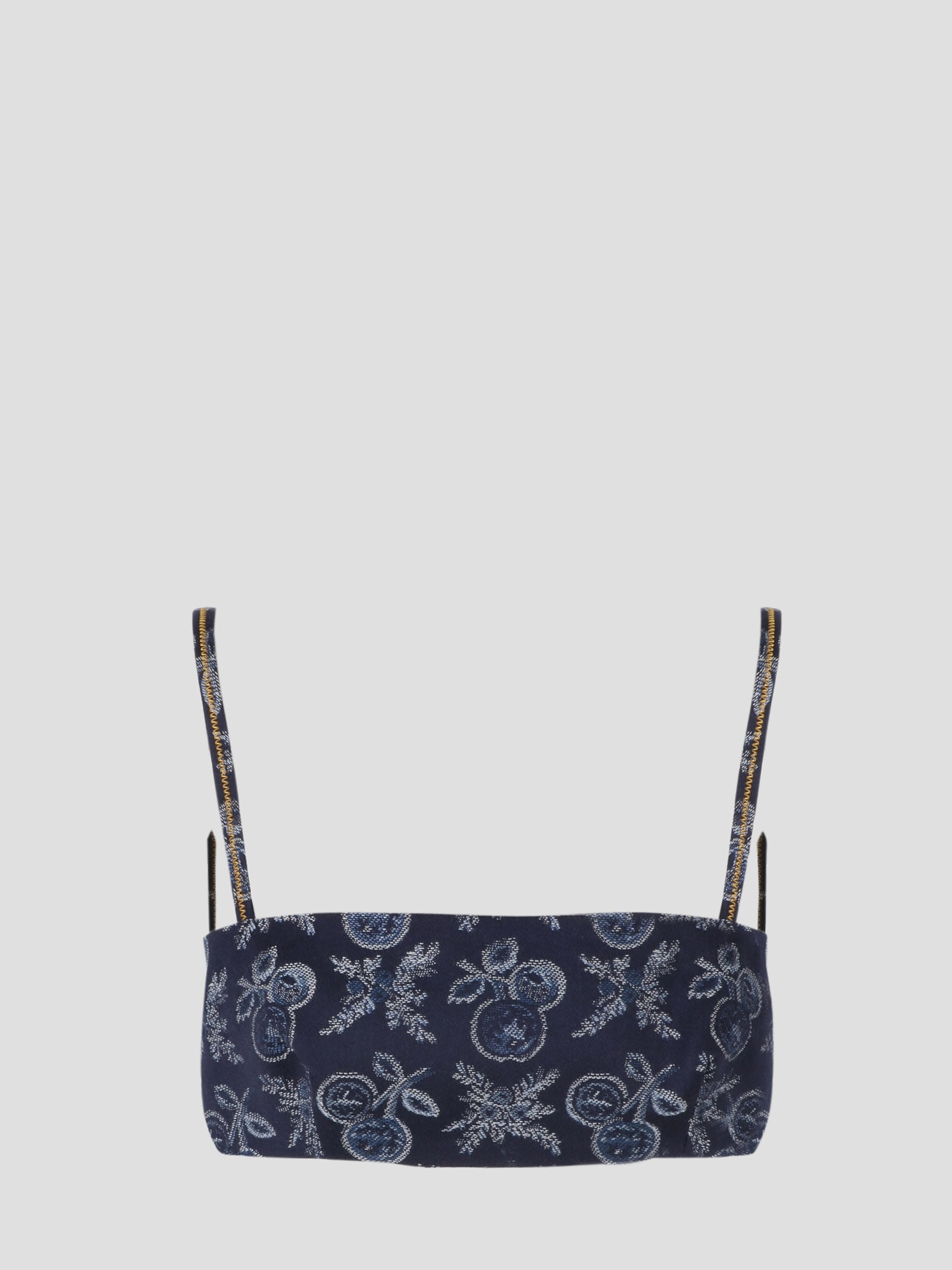 Etro Paisley Jacquard Fabric Top