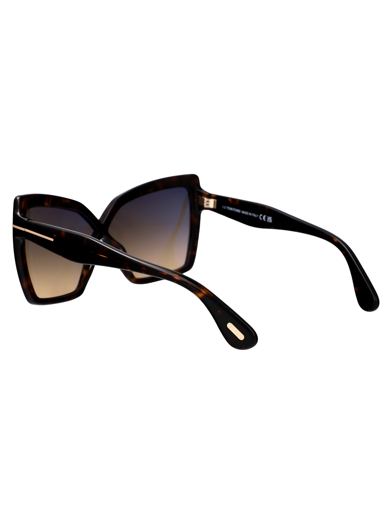Tom Ford Cat-eye Frame Sunglasses In Havana