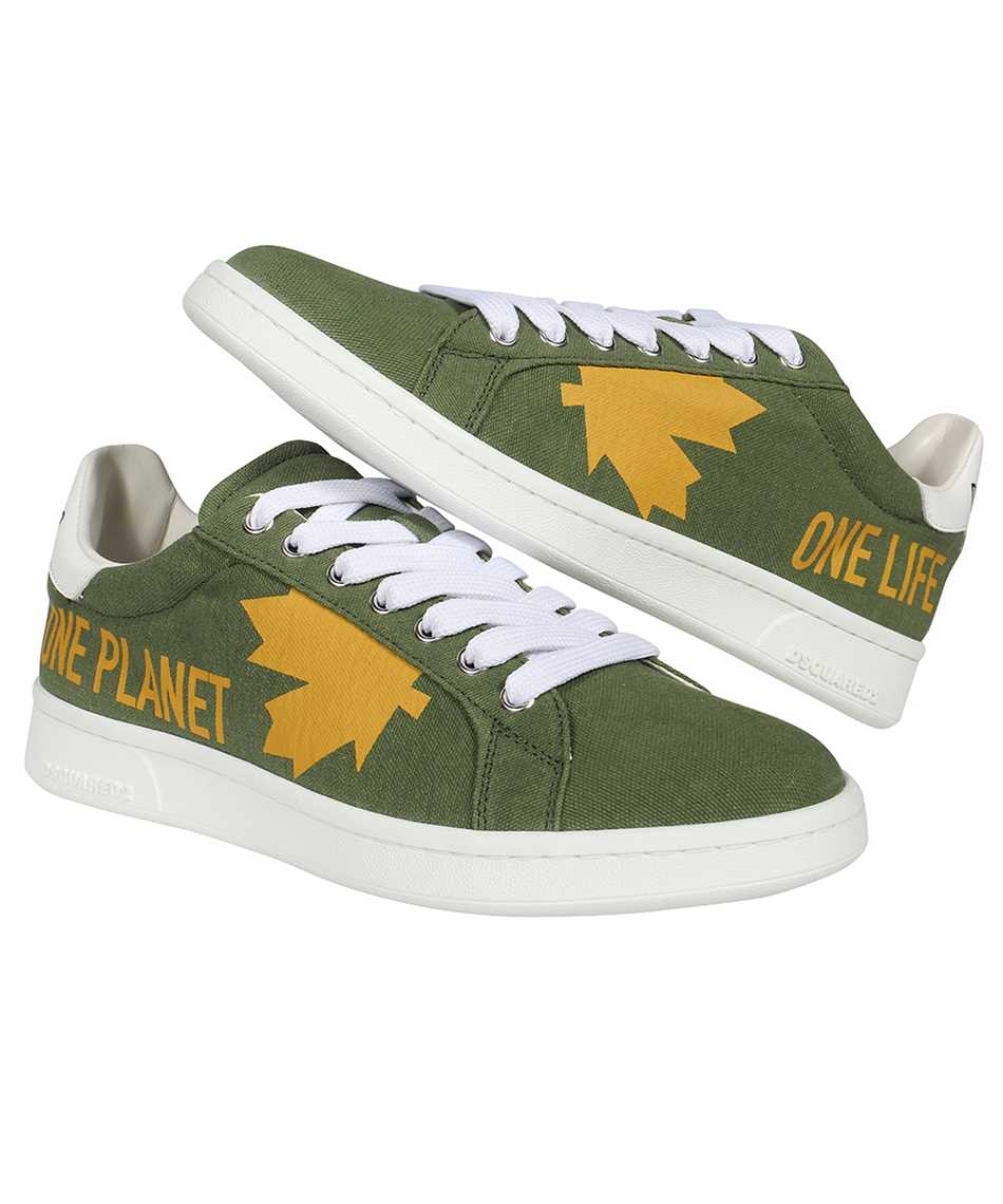 Shop Dsquared2 Boxer Low-top Sneakers In Green