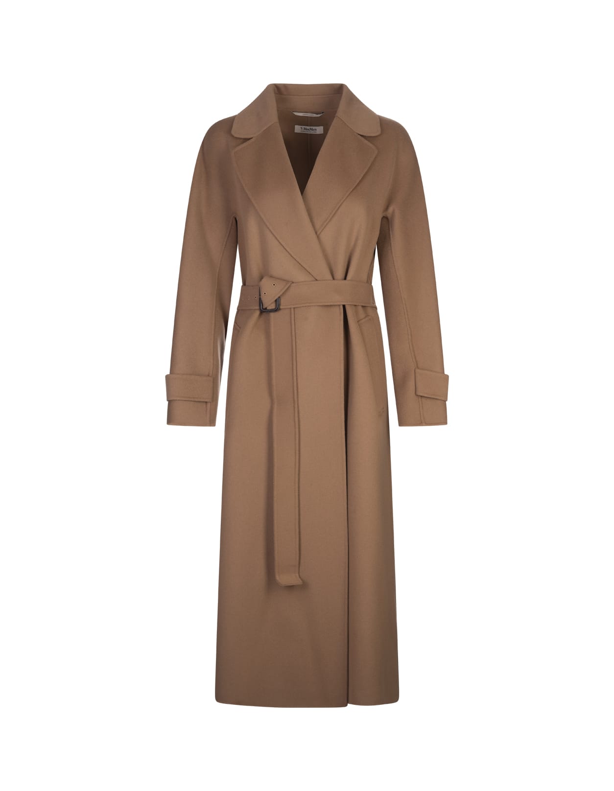 Shop 's Max Mara Camel Ebano Long Coat In Brown