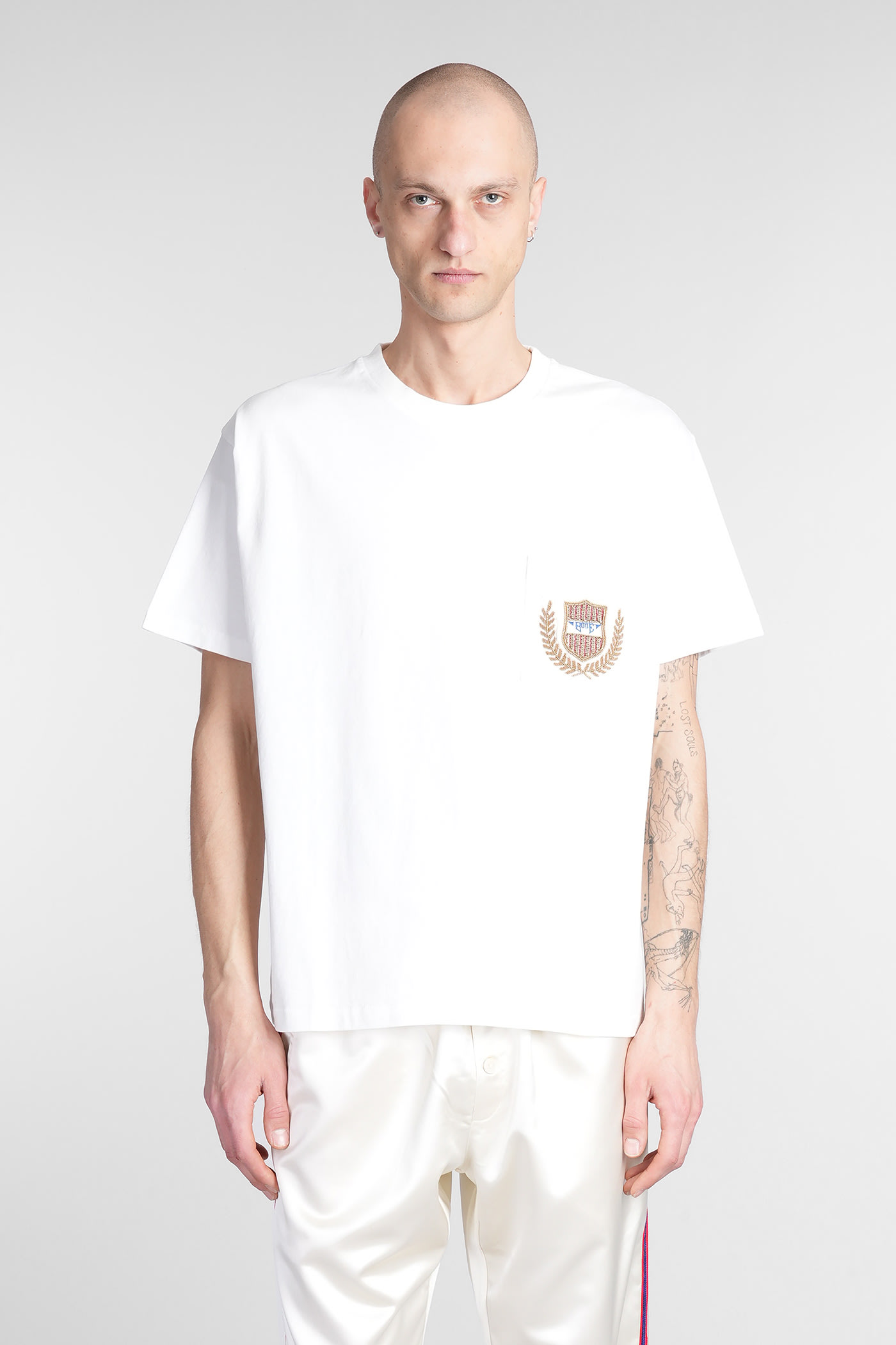 Bode T-shirt In White Cotton