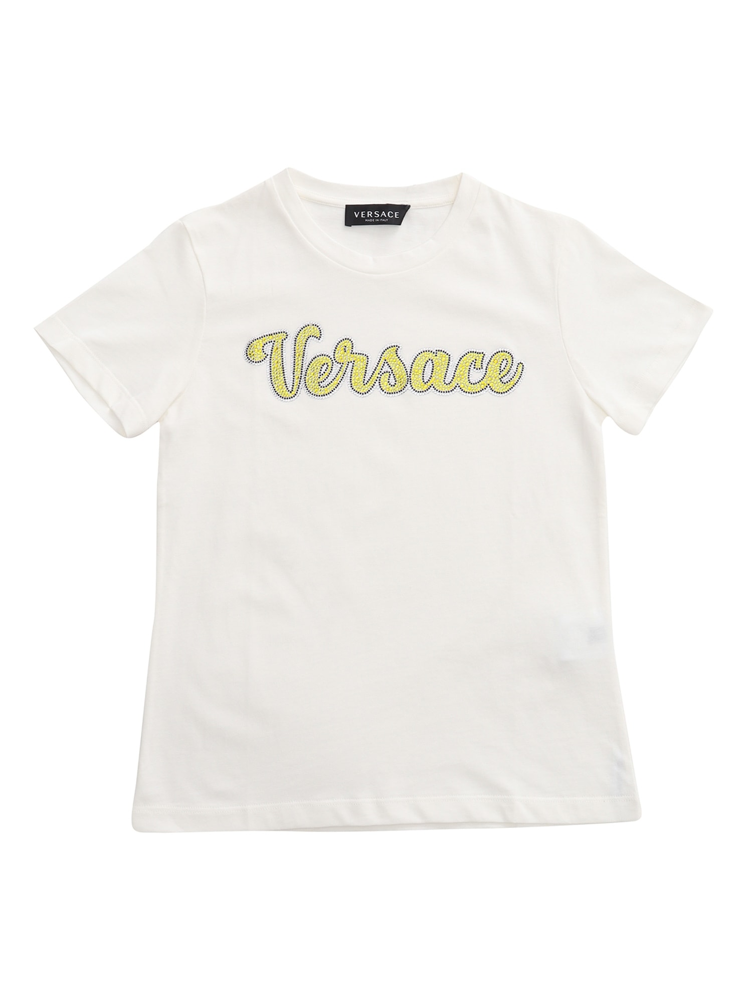 Versace Rhinestone Logo T-shirt