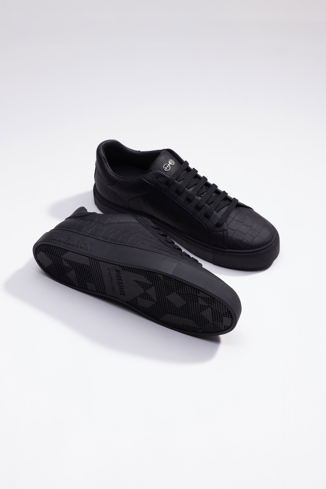 Hide&amp;jack Low Top Sneaker - Essence Black Black