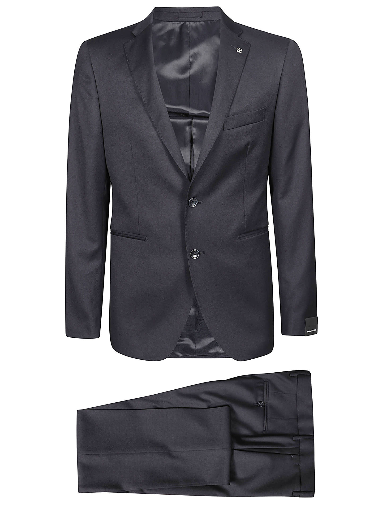 Shop Tagliatore Suit In Blu