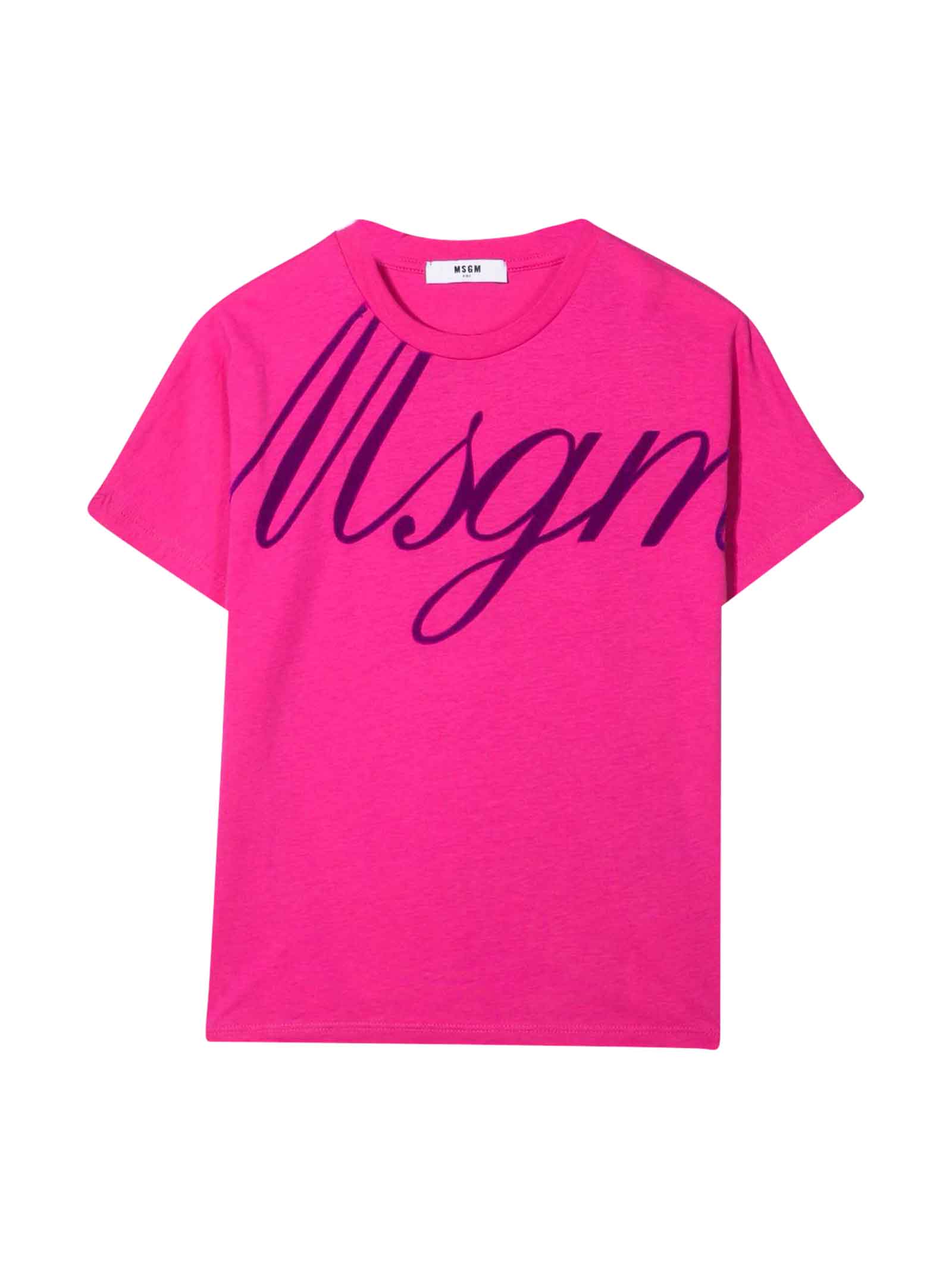 MSGM Fuchsia Teen T-shirt