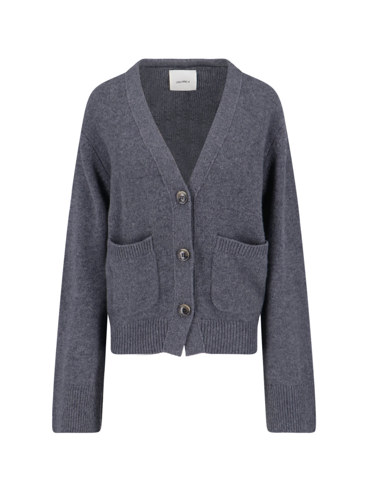 Lisa Yang Gray Danni Cardigan In Gray