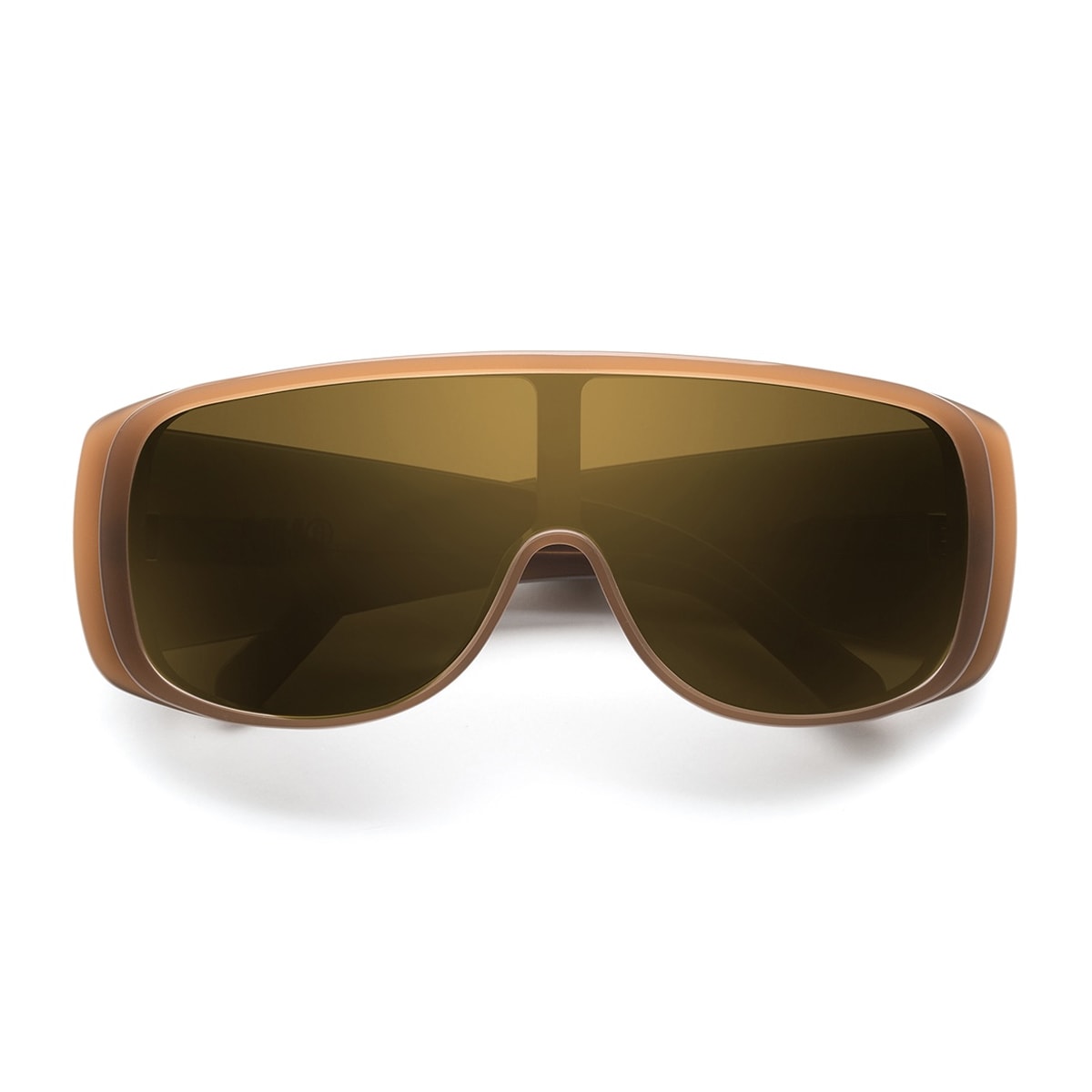 Retrosuperfuture X Maison Margiela Mm6 Mask 5vp Brown Sunglasses
