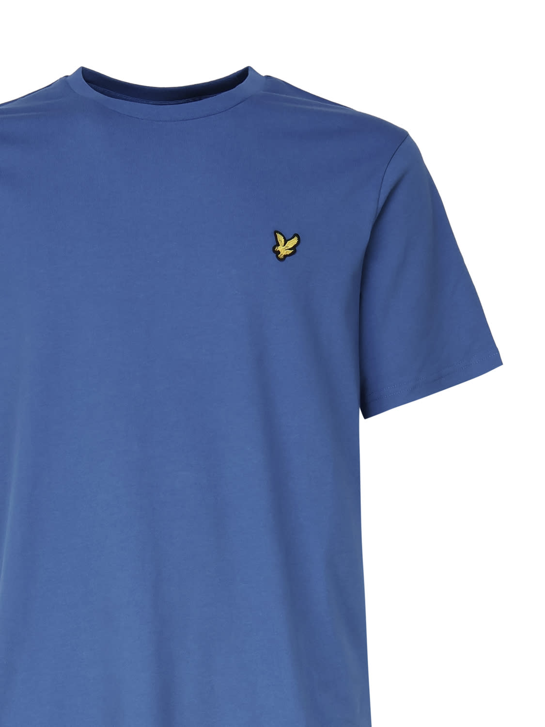 Shop Lyle &amp; Scott Cotton T-shirt In Spring Blue