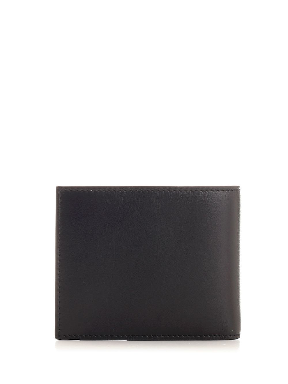 Shop Alexander Mcqueen Bi-fold Wallet In Black