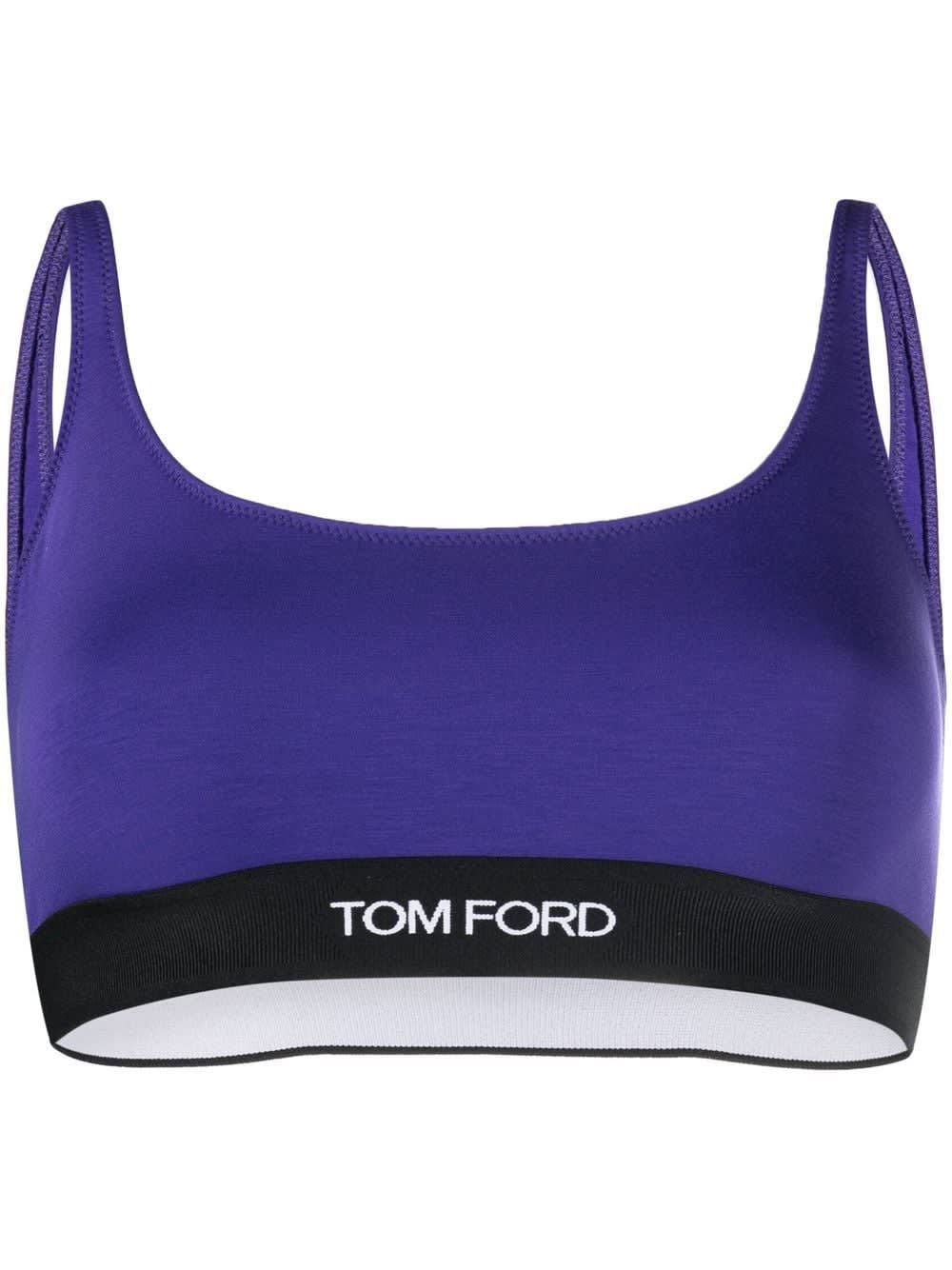 TOM FORD Iridescent Bra in Light Violet