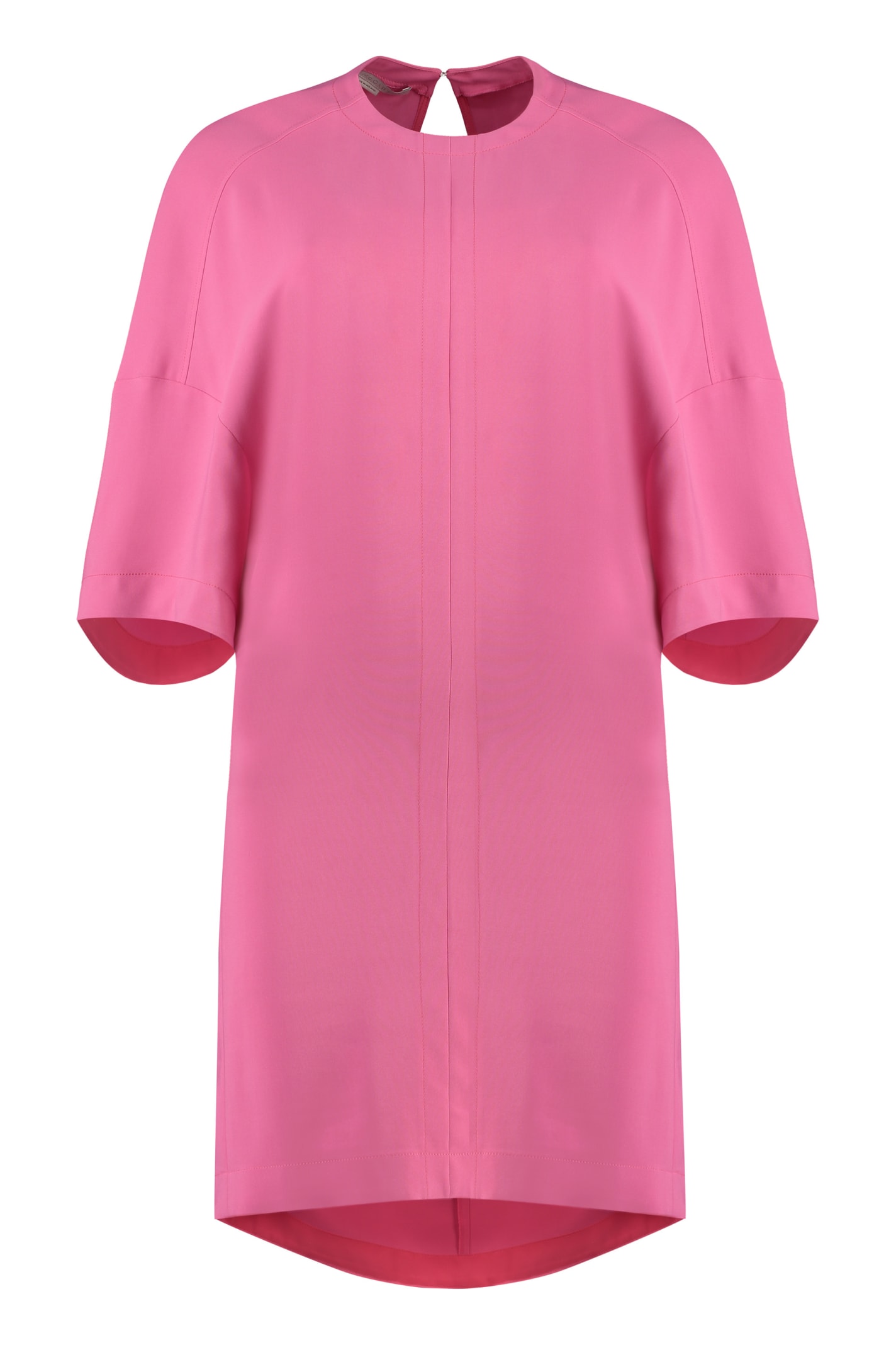Shop Stella Mccartney Viscose T-shirt Dress In Pink
