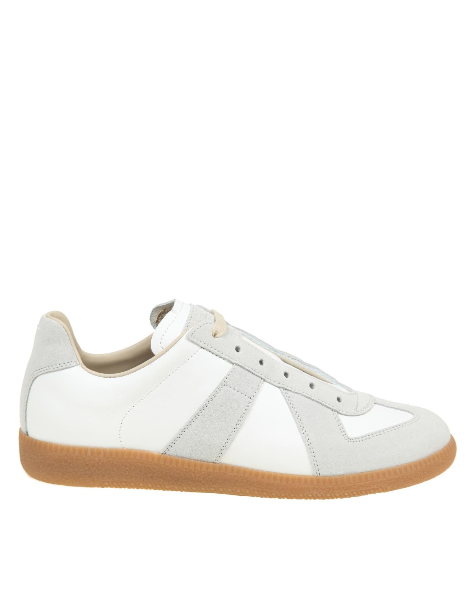 Maison Margiela Sneakers Replica In Leather And Suede