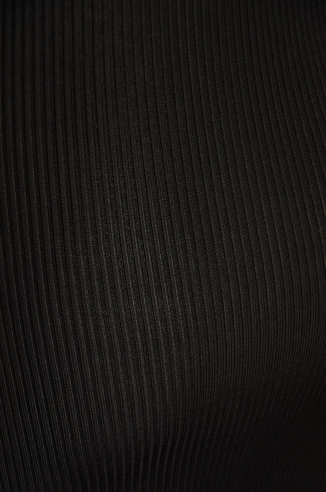 Shop Philosophy Di Lorenzo Serafini Deep Round Neck Sleeveless Knit Slim Dress In Black
