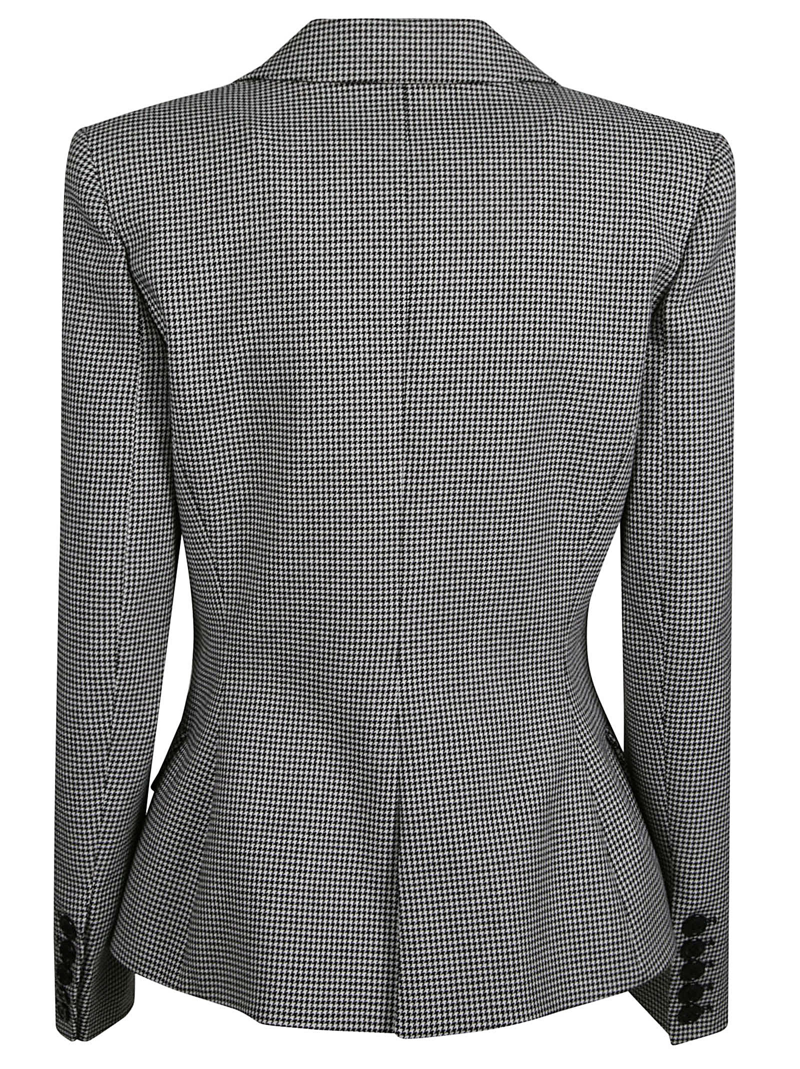 Shop Alexandre Vauthier Double-breasted Buttoned Blazer In Black/white