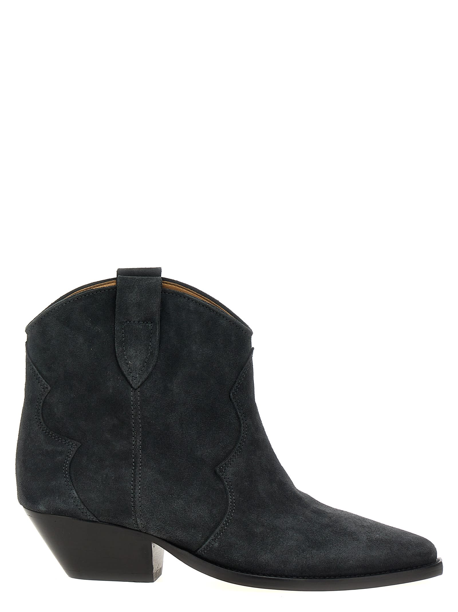 Shop Isabel Marant Dewina Ankle Boots In Black