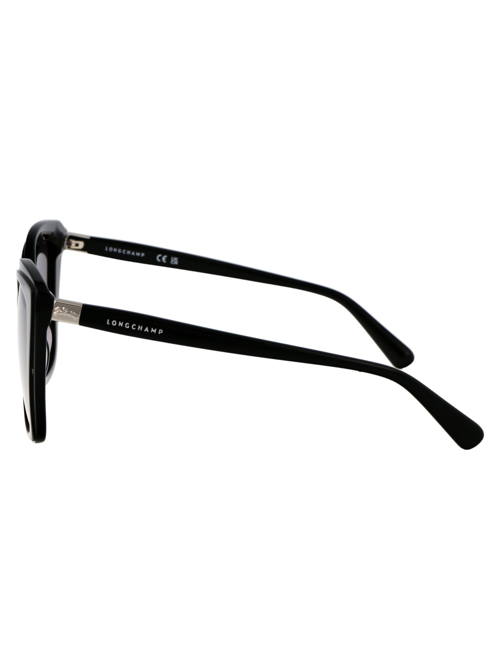 Shop Longchamp Lo689s Sunglasses In 001 Black