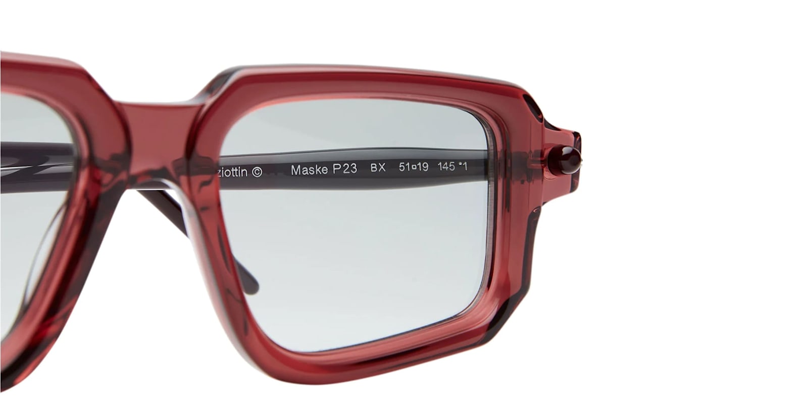 Kuboraum Mask P23 Bx - Bordeaux Sunglasses In Red