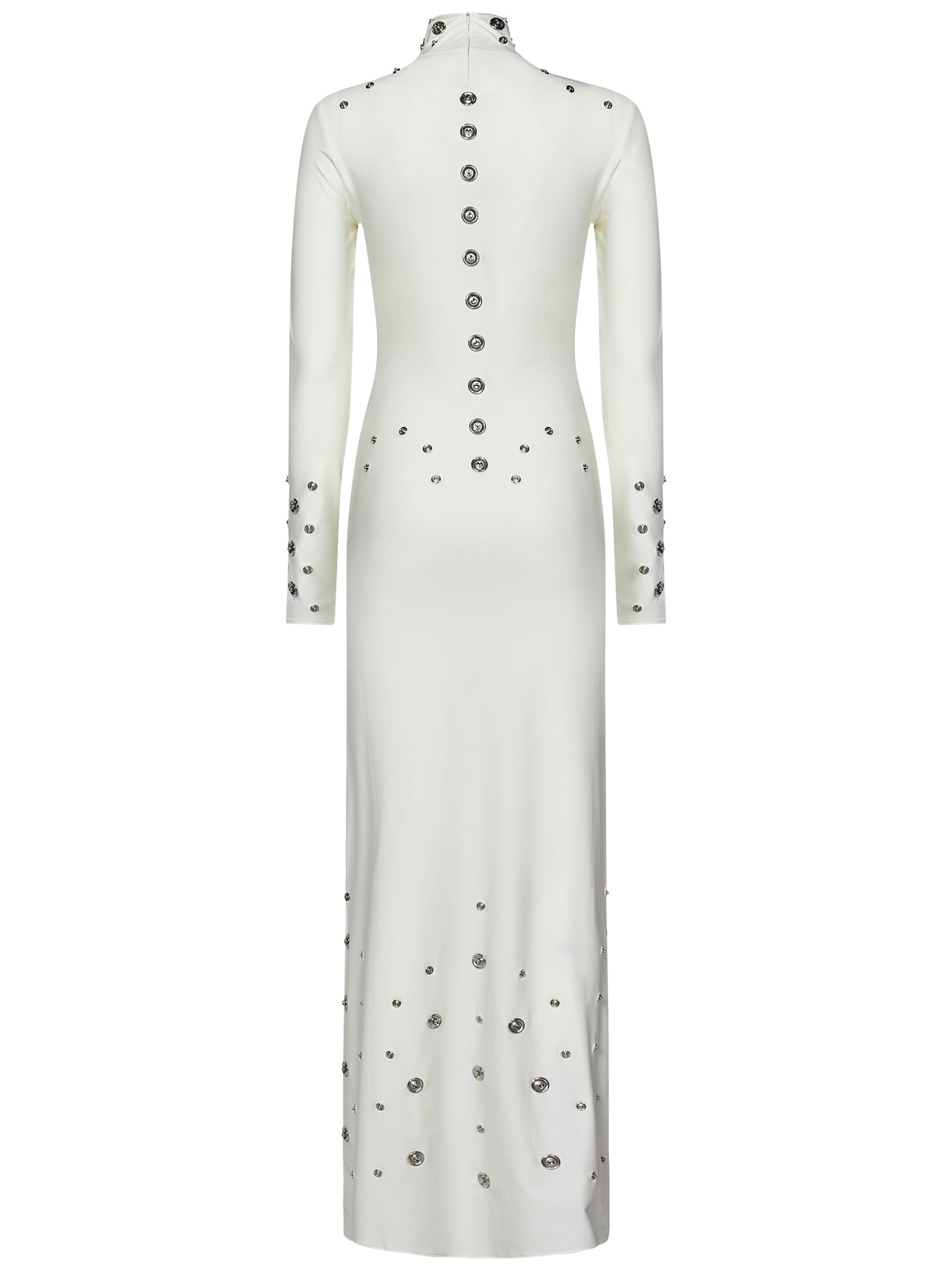 Shop Coperni Long Dress In White