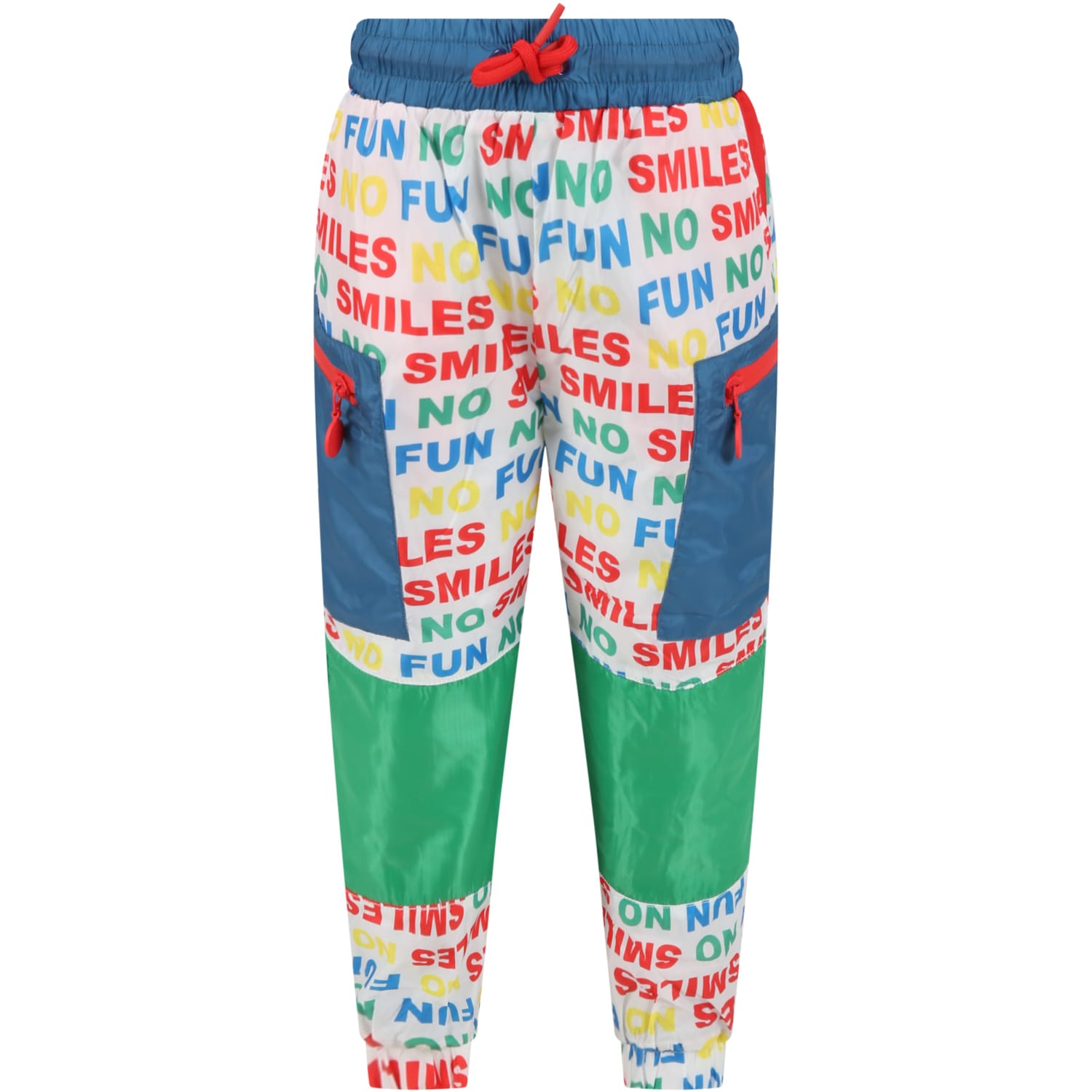 Stella McCartney Kids Multicolor Trouser For Boy With Logos