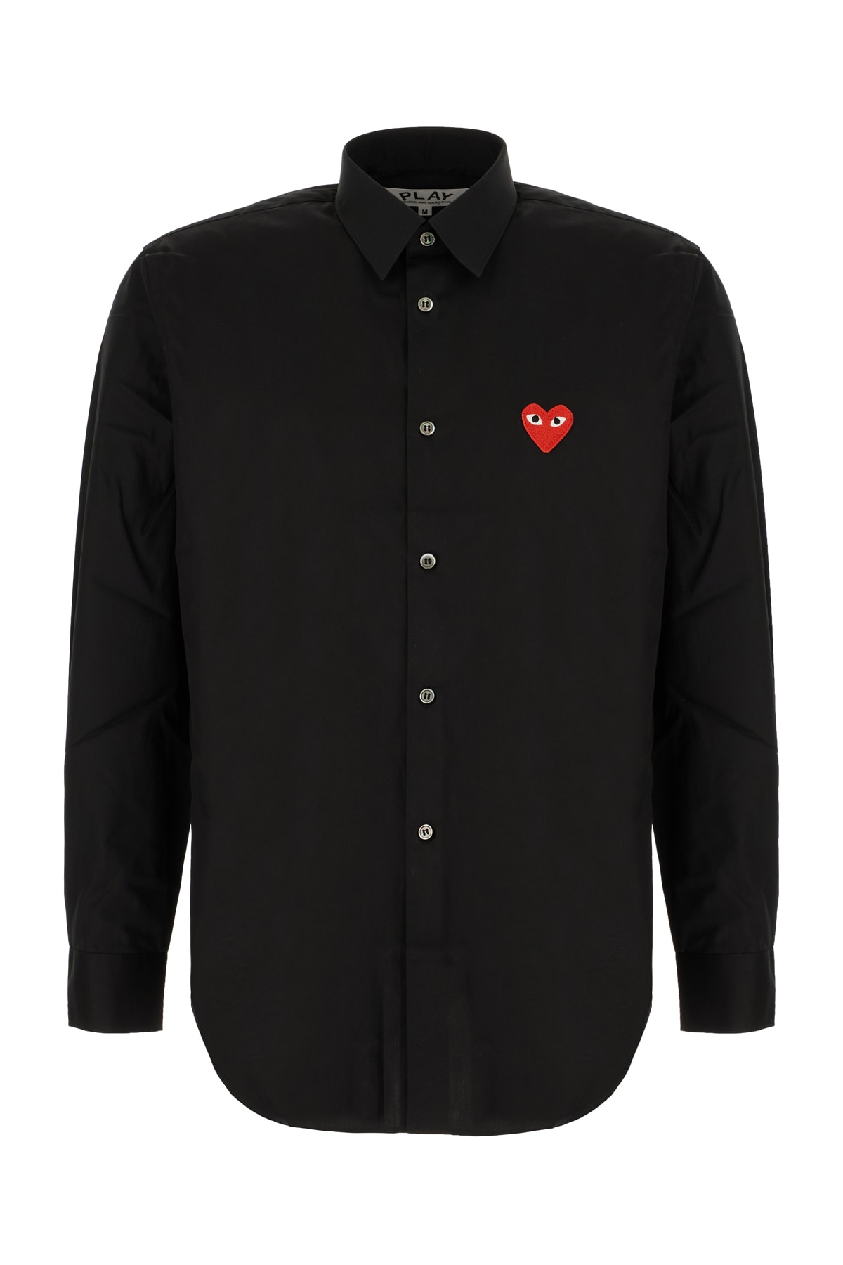 Comme des Garçons Play Black Poplin Shirt