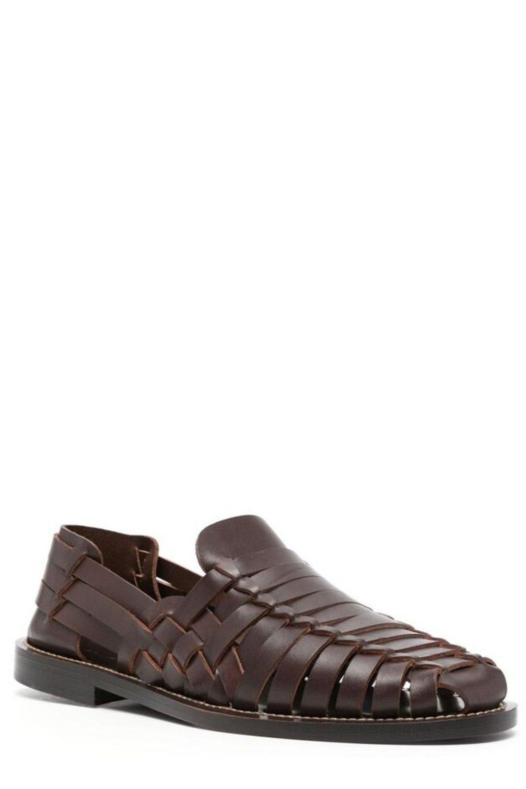 Shop Tagliatore Miguel Slip-on Loafers In Brown