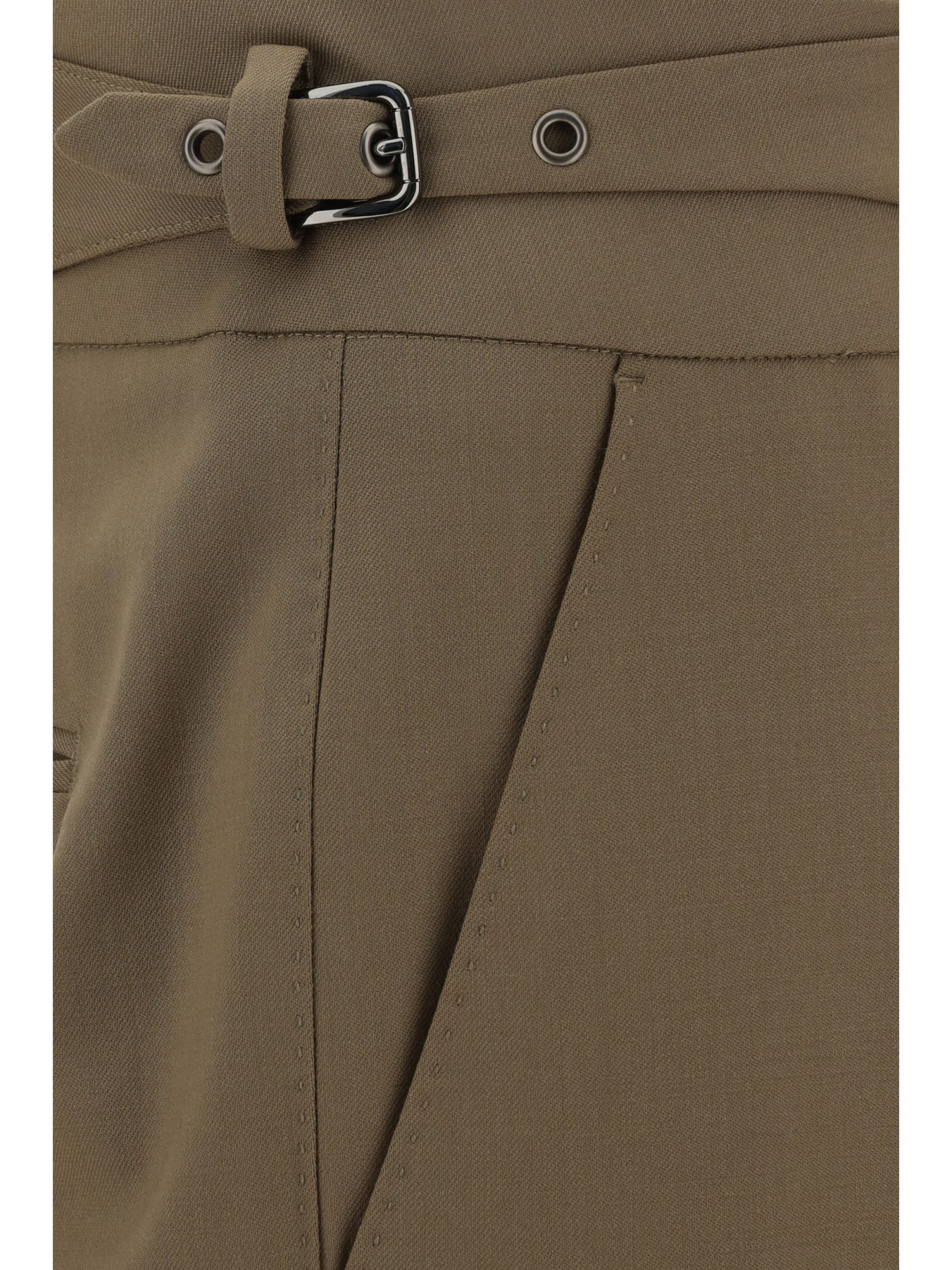 Shop Dolce & Gabbana Pants In Make Up Scuro (beige)