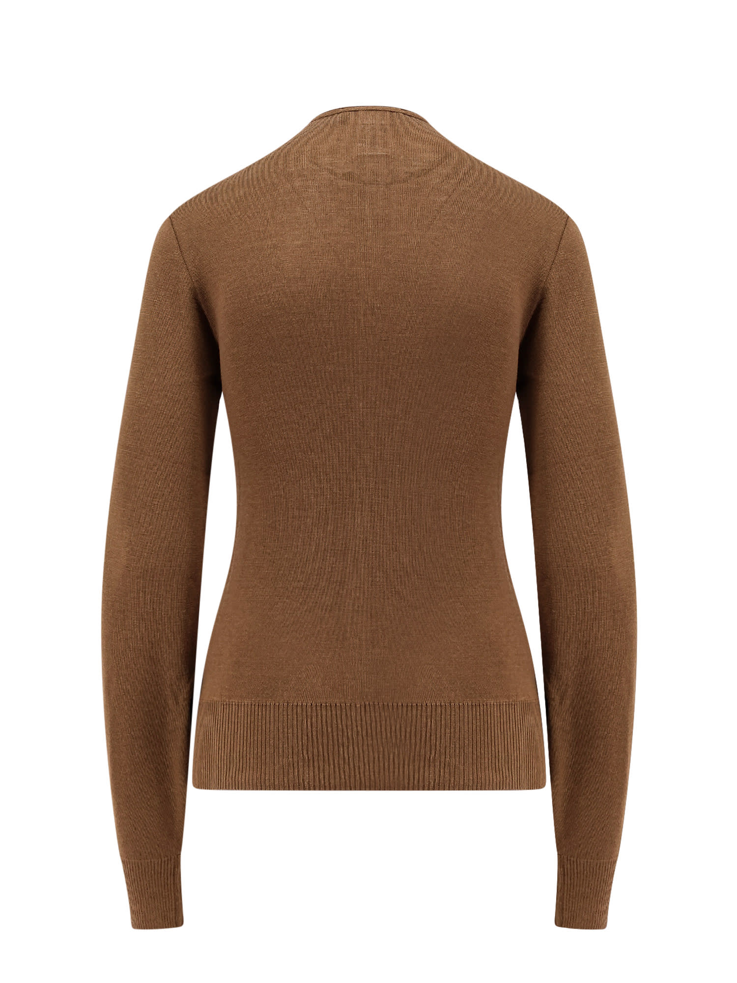 Shop Lemaire Cardigan In Brown