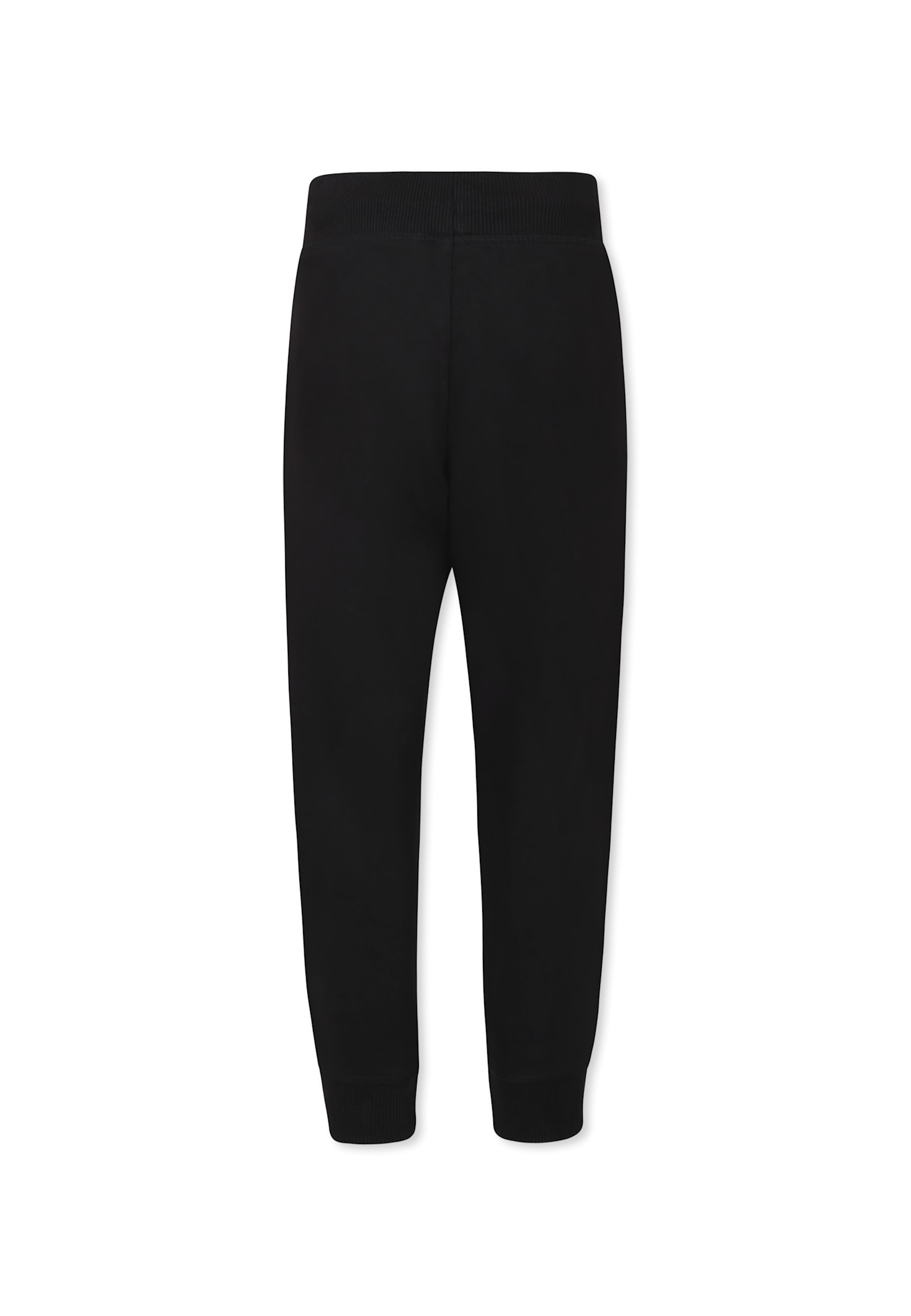 Hugo Boss Black Trousers For Boy With Logo In Black
