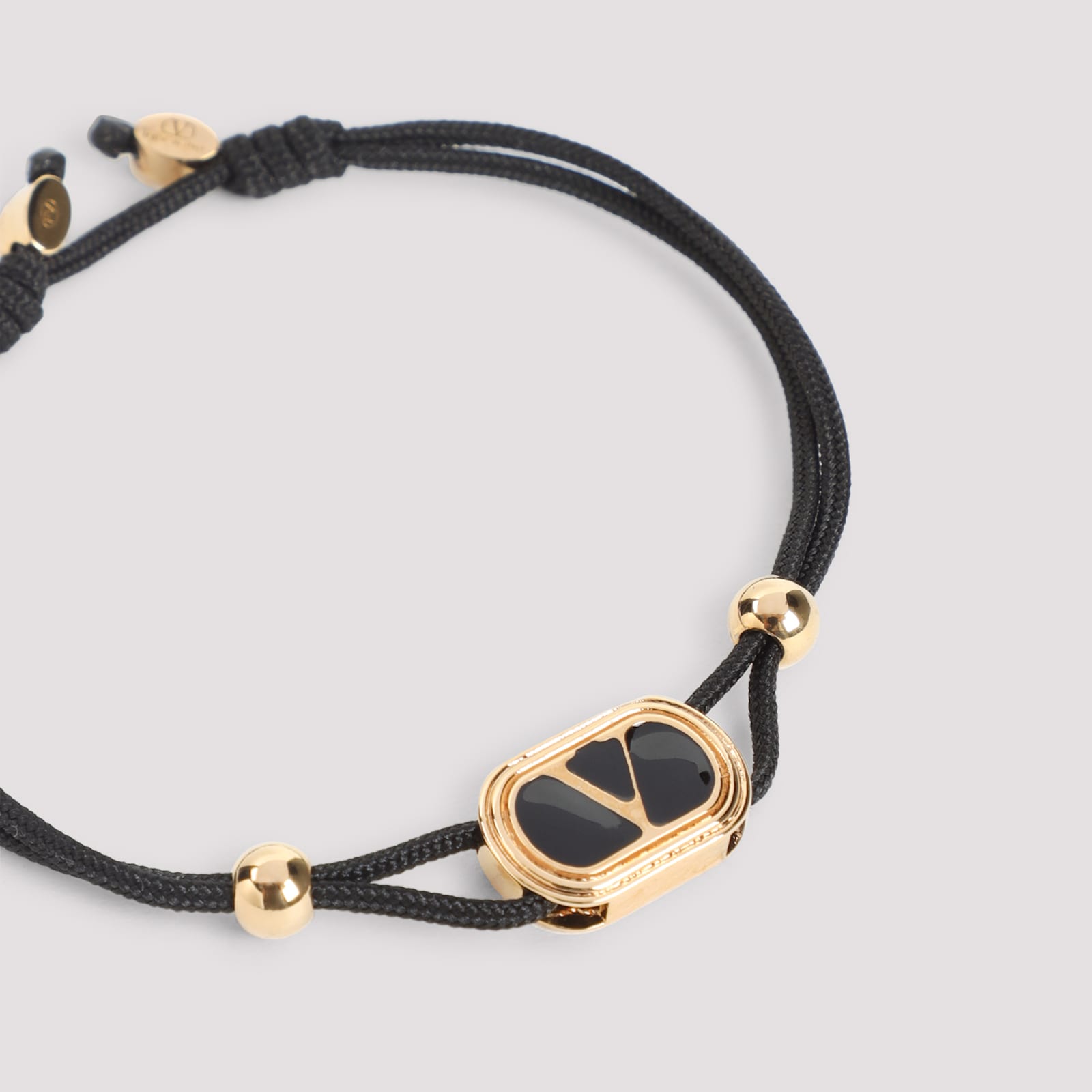 Valentino Bracelet Ovalette Cmp In Black