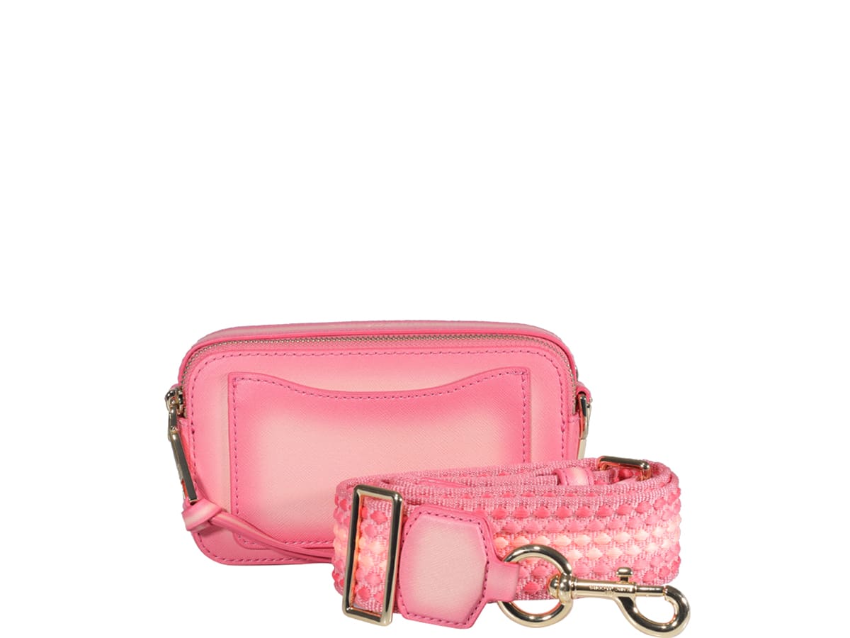 Marc Jacobs The Fluoro Edge Snapshot Bag in Pink