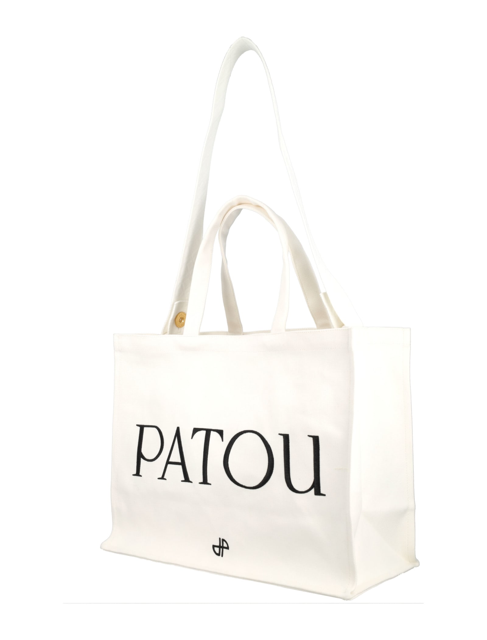 Shop Patou Logo Tote In White