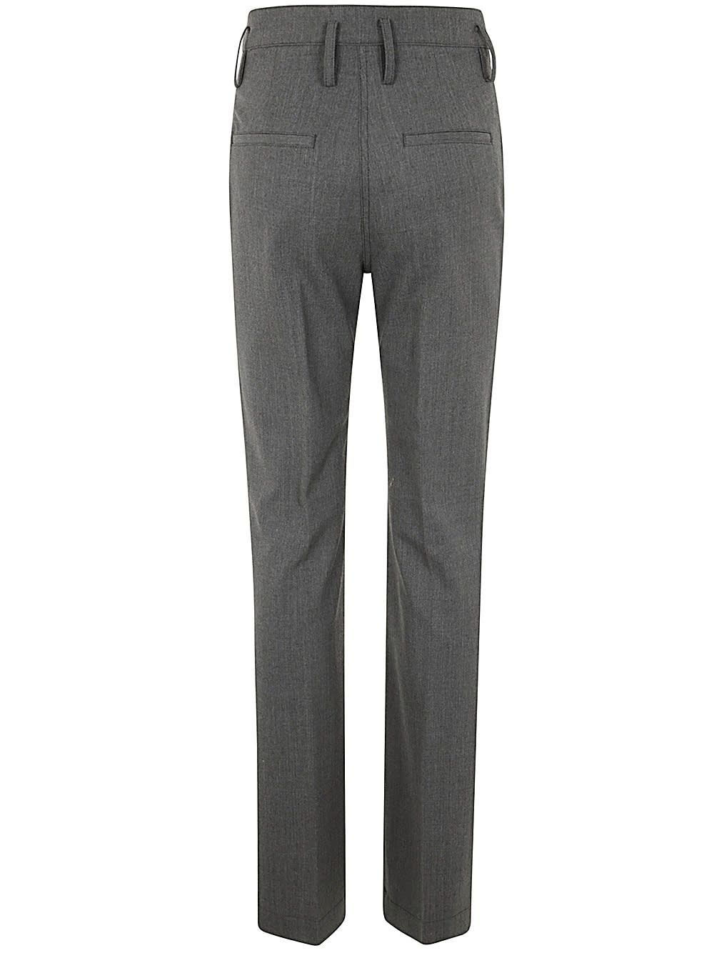 Shop Seventy Gabardine Straight Leg Pants In Slate