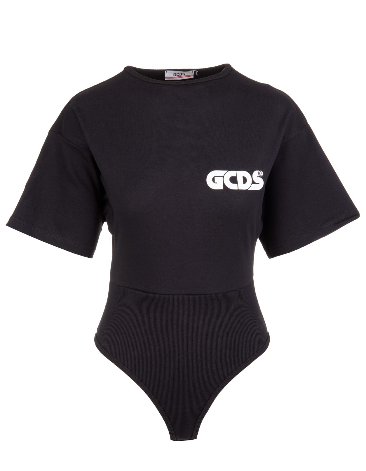 GCDS Black Body With Contrast Logo