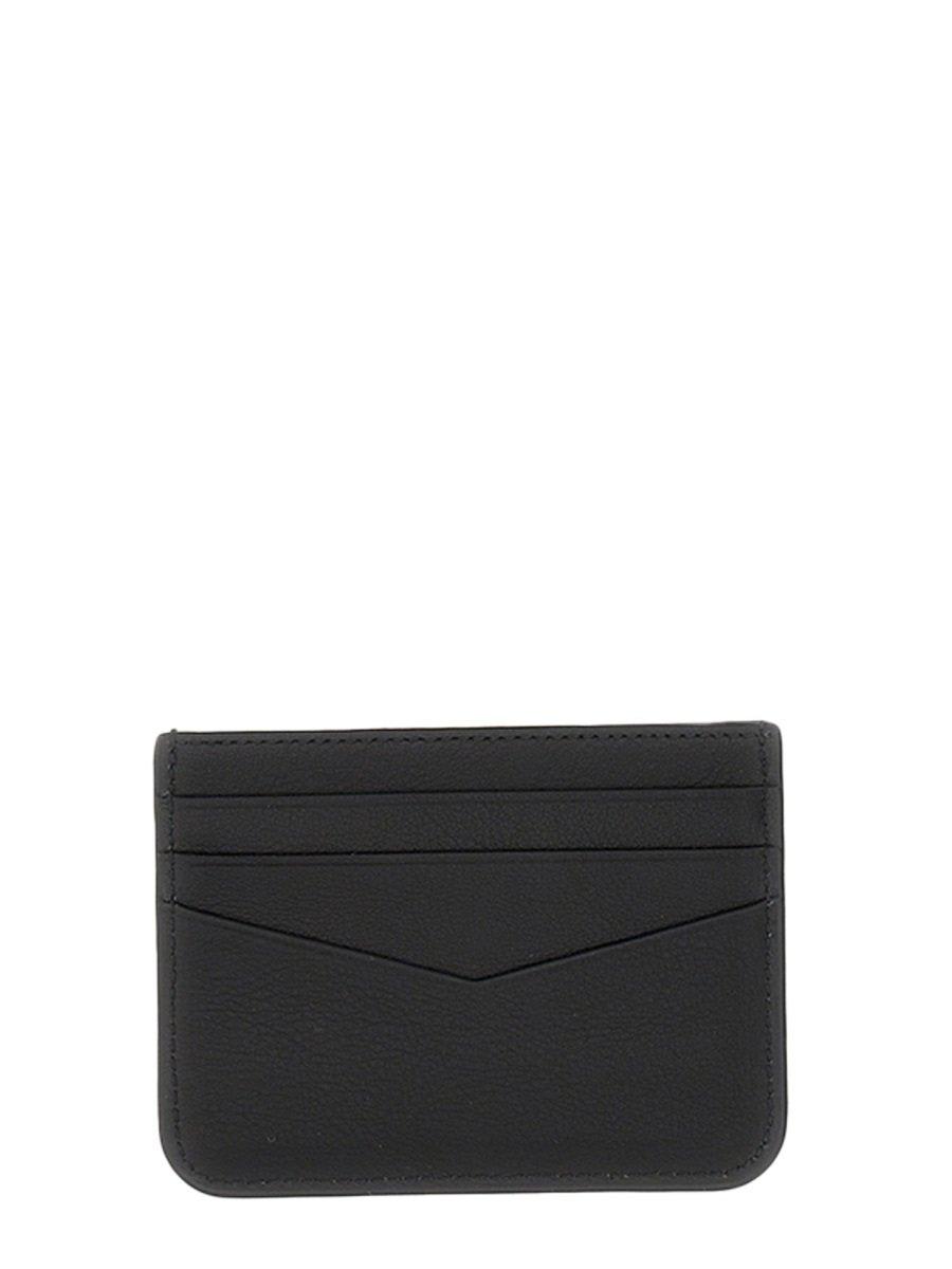 Shop Kenzo Logo Embossed Card Holder In Black